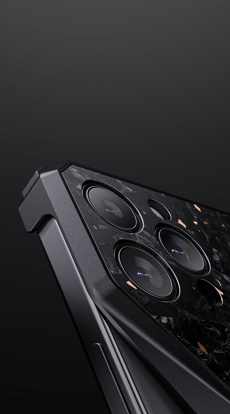 New forged carbon fiber aluminum alloy phone case