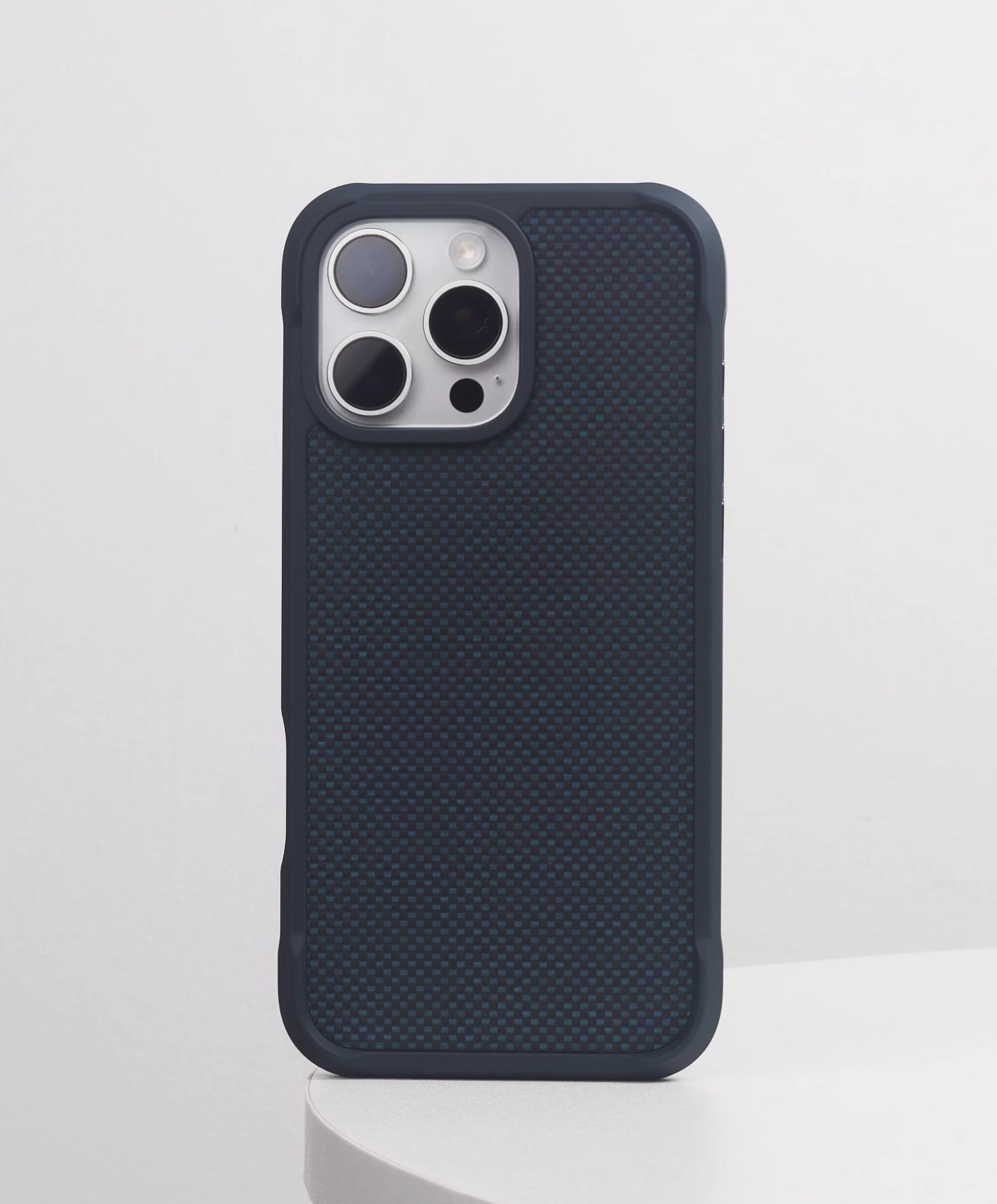 Kevlar Carbon Fiber Leather Anti-Fall Magnetic Phone Case