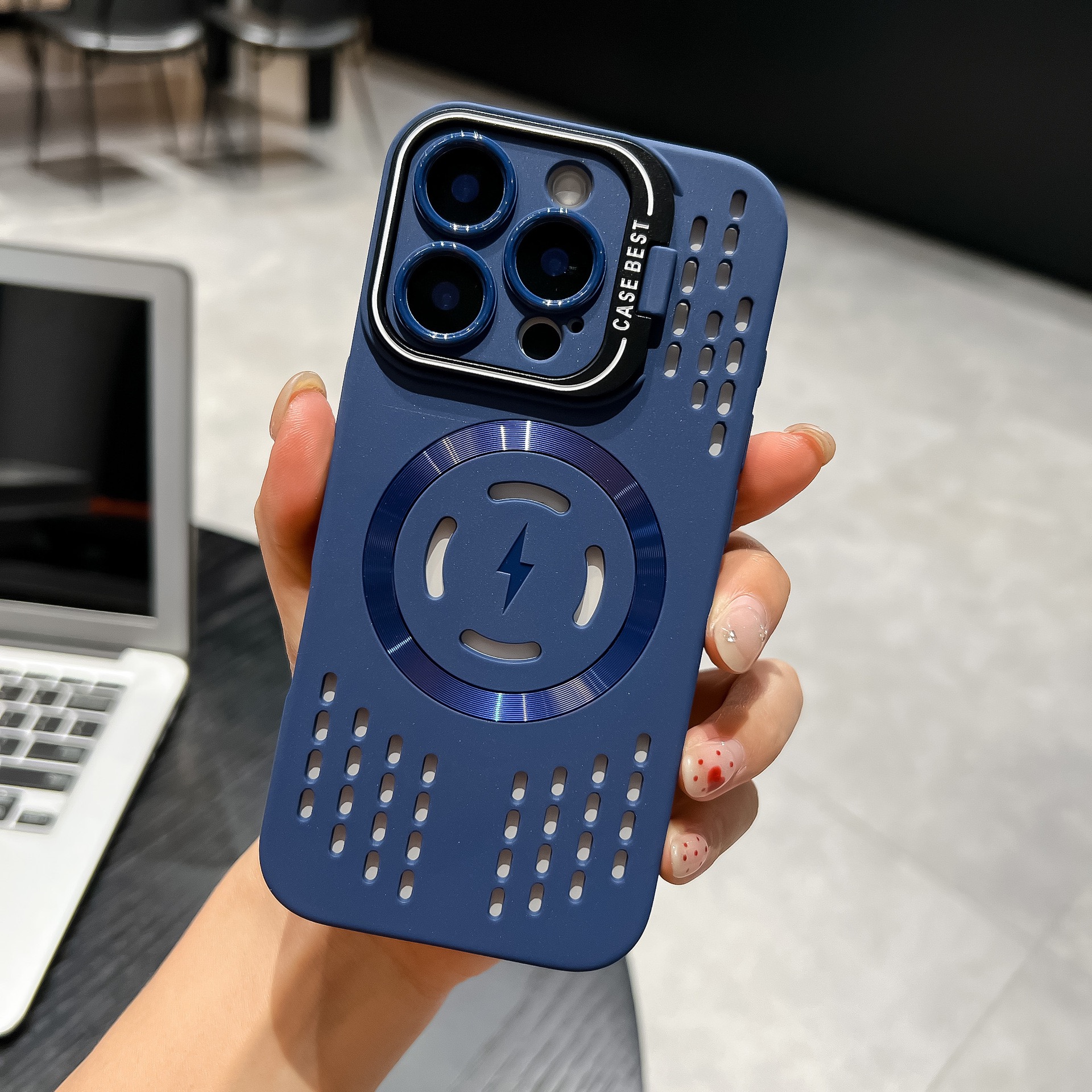 Frost Cooling Lens Bracket Magnetic Phone Case
