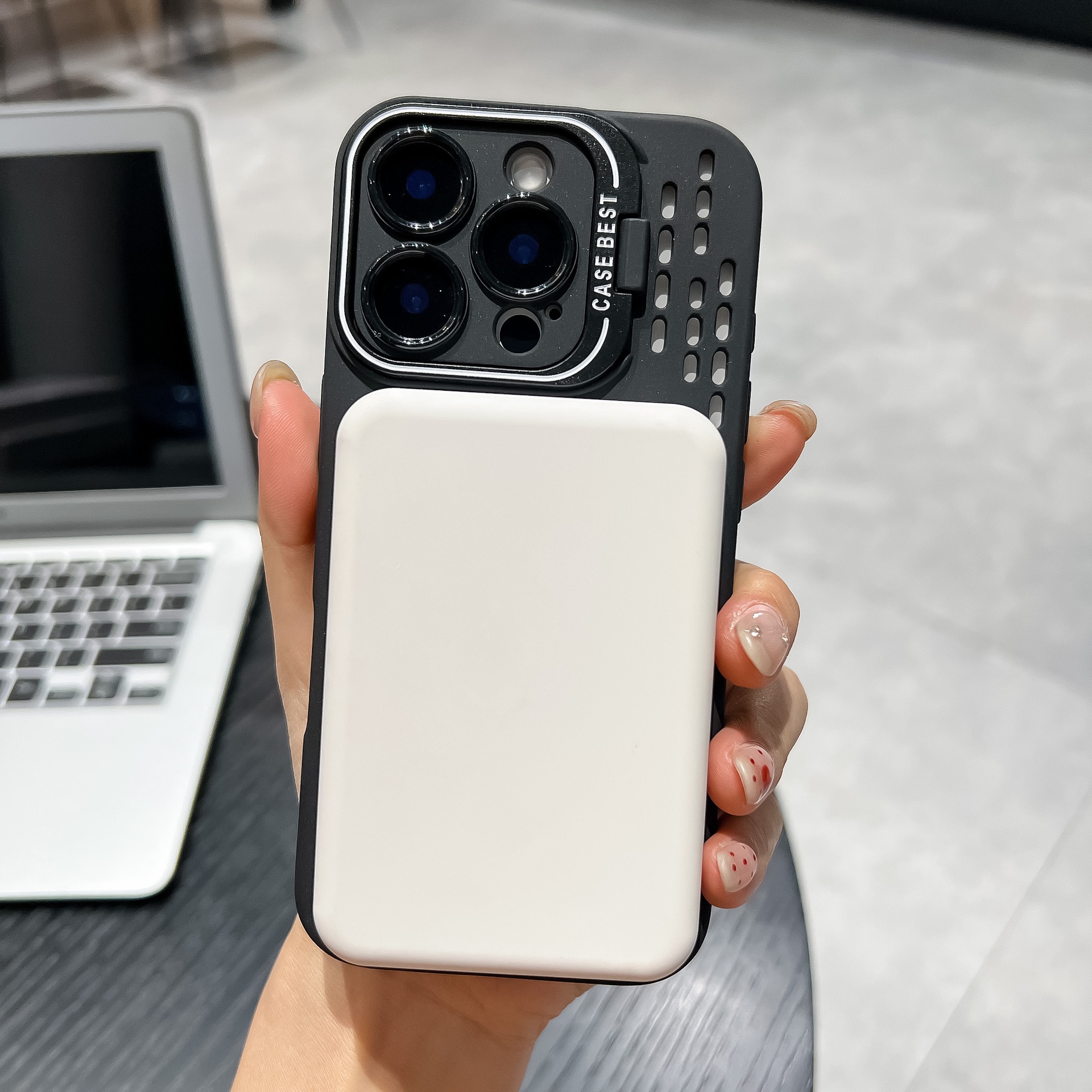 Frost Cooling Lens Bracket Magnetic Phone Case