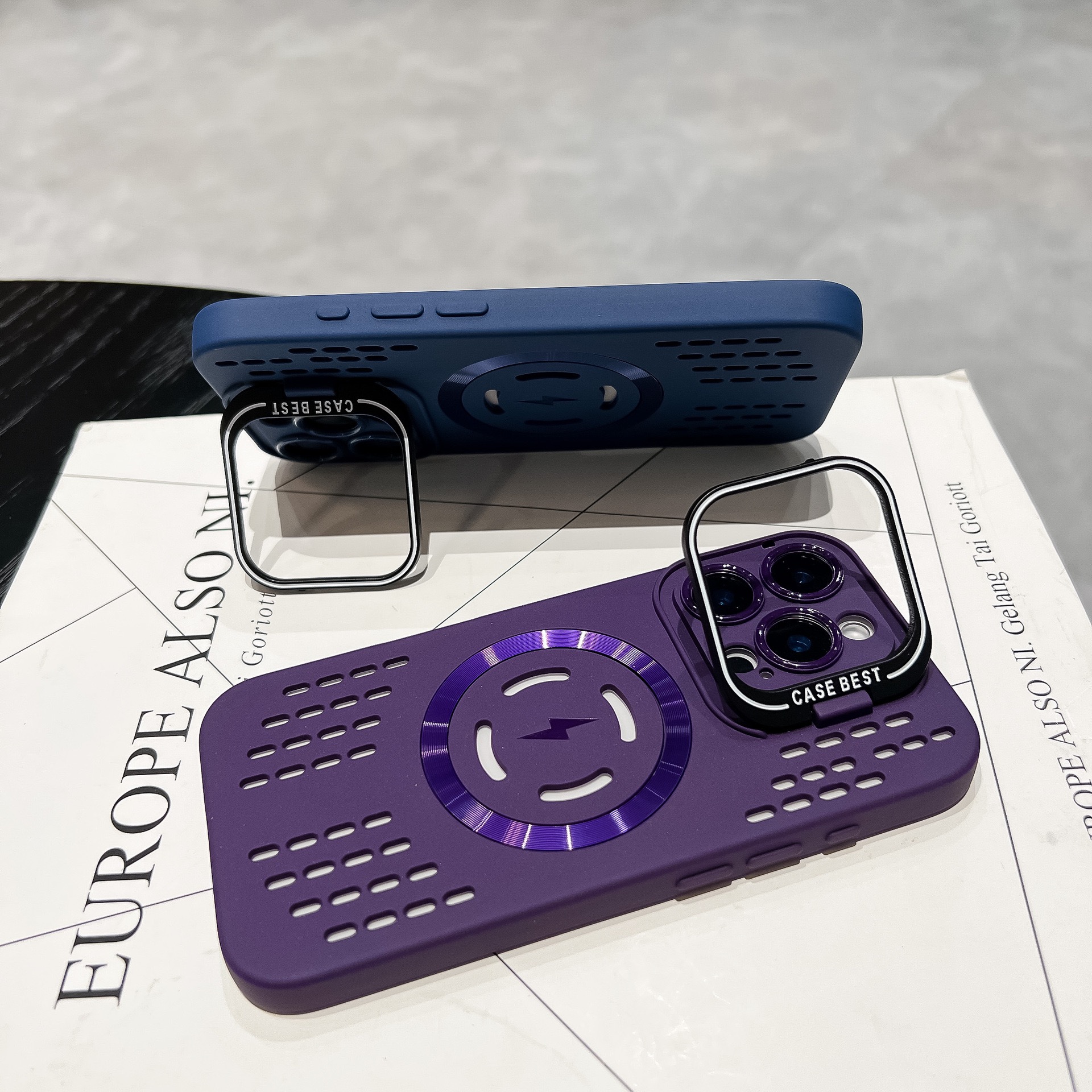 Frost Cooling Lens Bracket Magnetic Phone Case