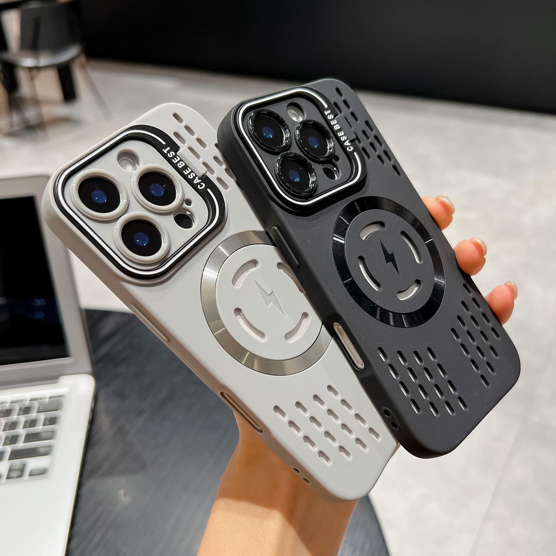 Frost Cooling Lens Bracket Magnetic Phone Case