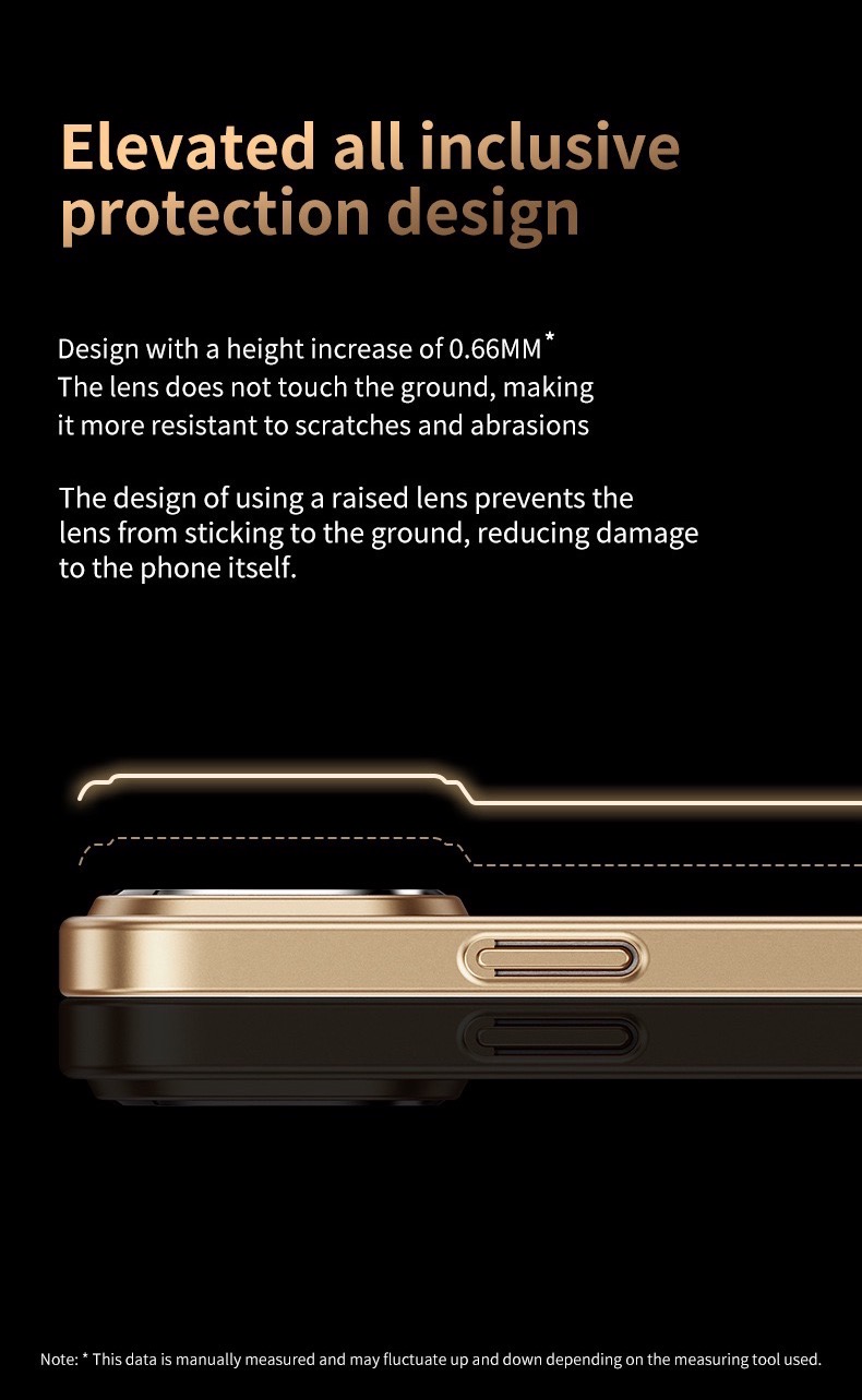 Large window lens protection high gloss magnetic phone case