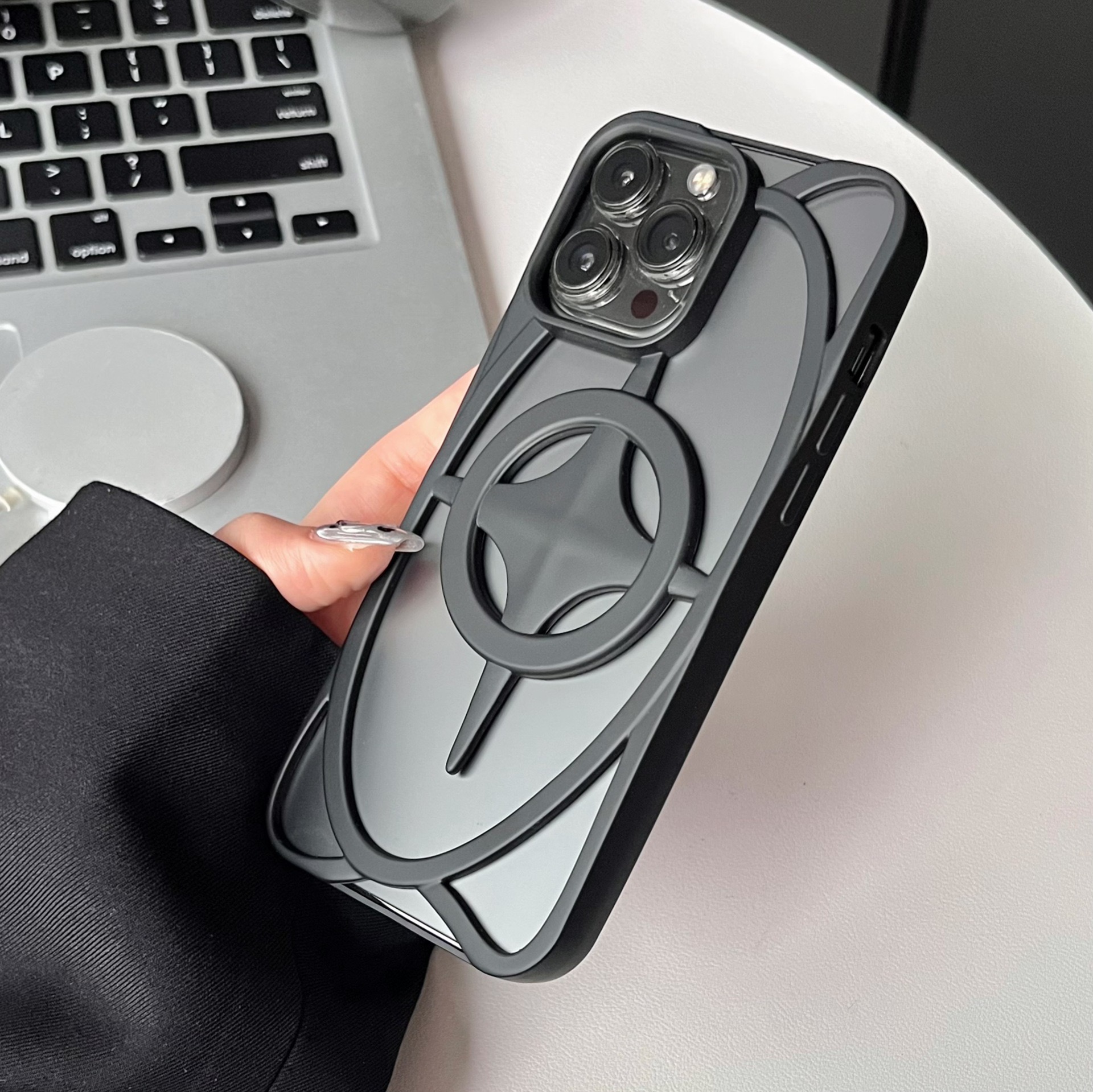 New Starry Galaxy Shaped Hollow Magnetic Phone Case