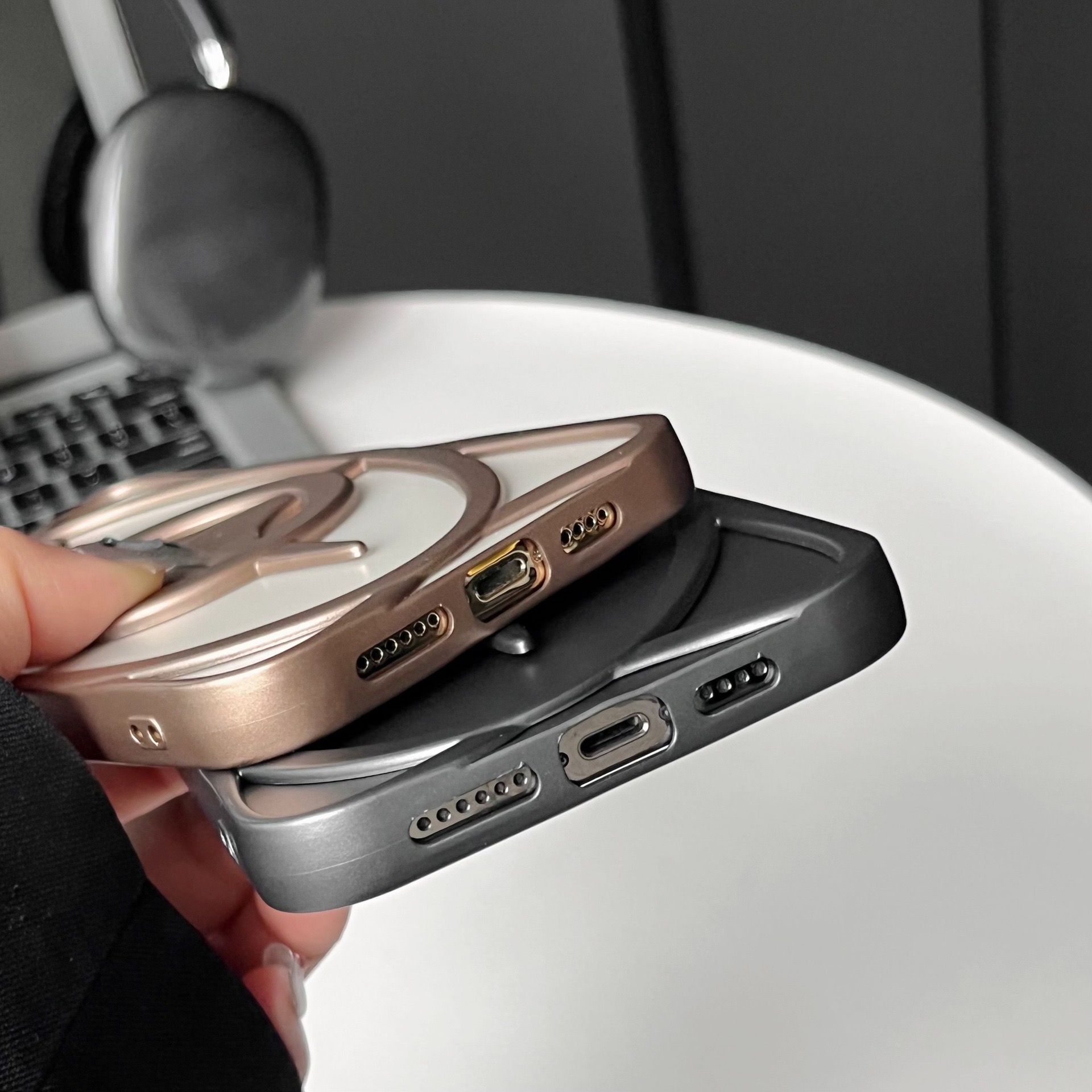 New Starry Galaxy Shaped Hollow Magnetic Phone Case