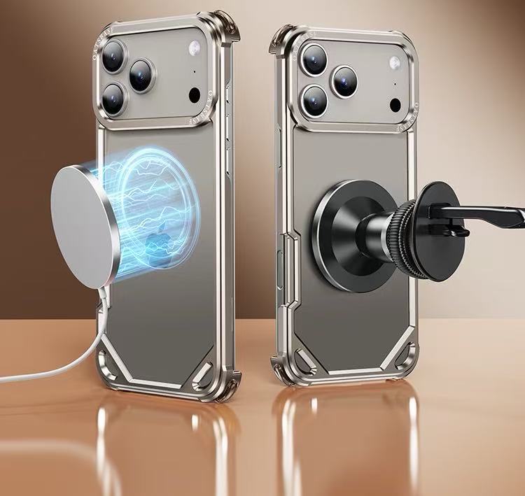 Metal Frame Airbag Anti-fall Mobile Phone Case