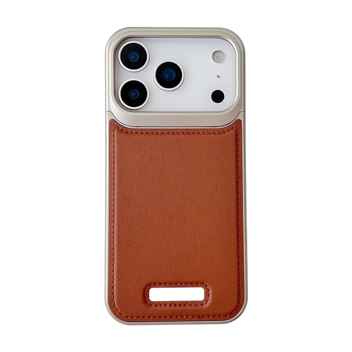 2025 New Leather Metal Aromatherapy Phone Case