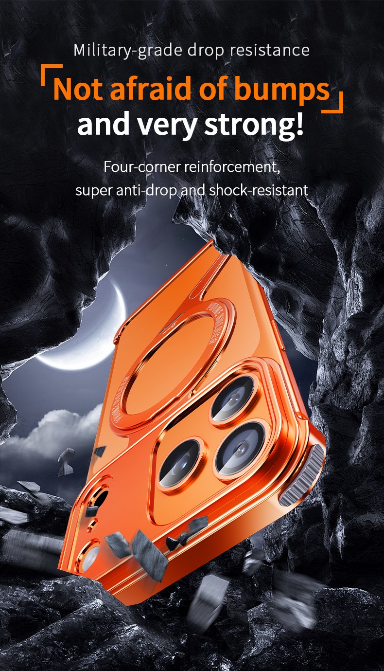 2025 New Z-shaped Metal Magnetic Phone Case