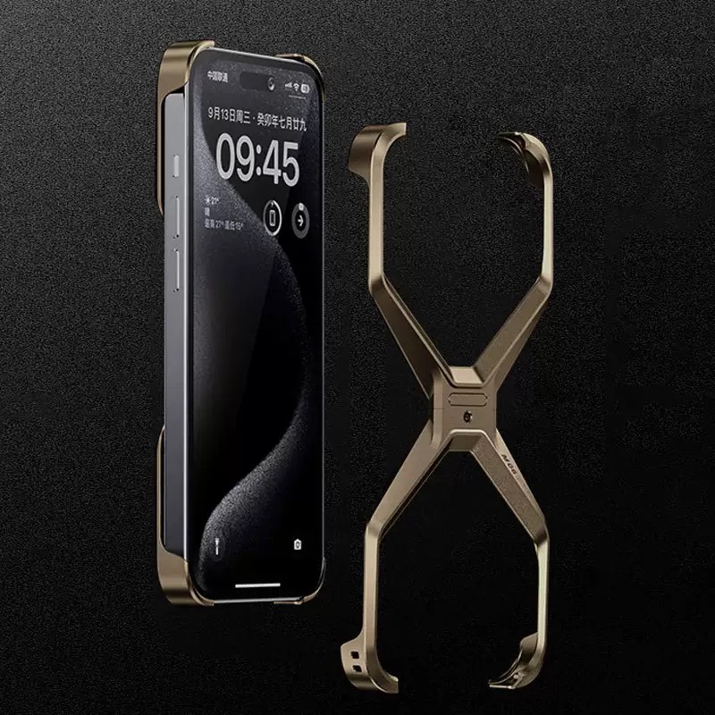 Innovative X Metal Frame Mobile Phone Case