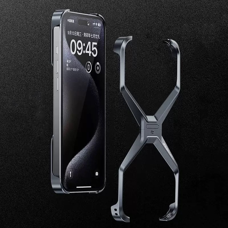 Innovative X Metal Frame Mobile Phone Case