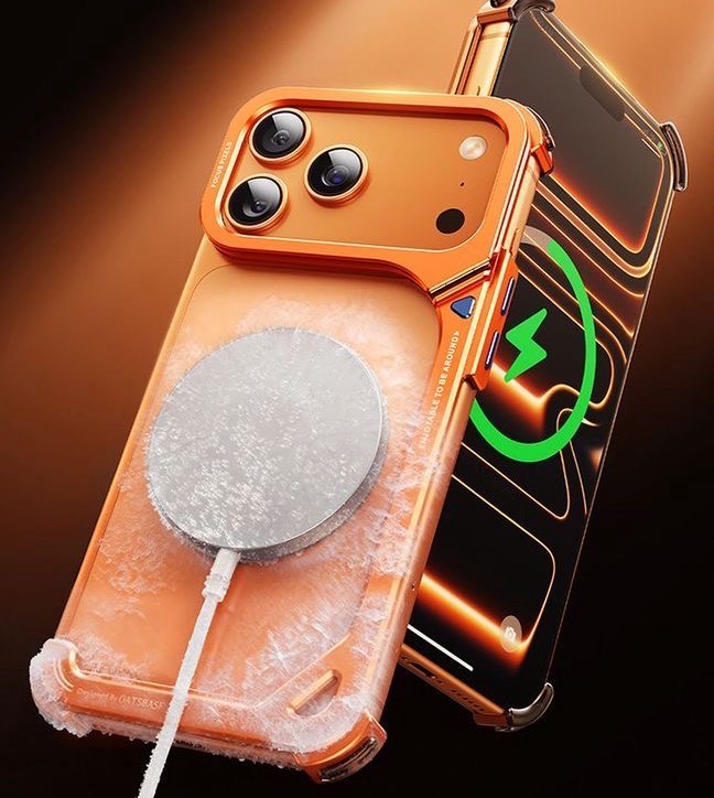 9-Shaped Metal Frame Bracket Anti-fall Mobile Phone Case