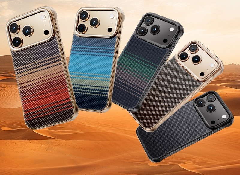 Kevlar Elegant Magnetic Carbon Fiber Pattern Phone Case