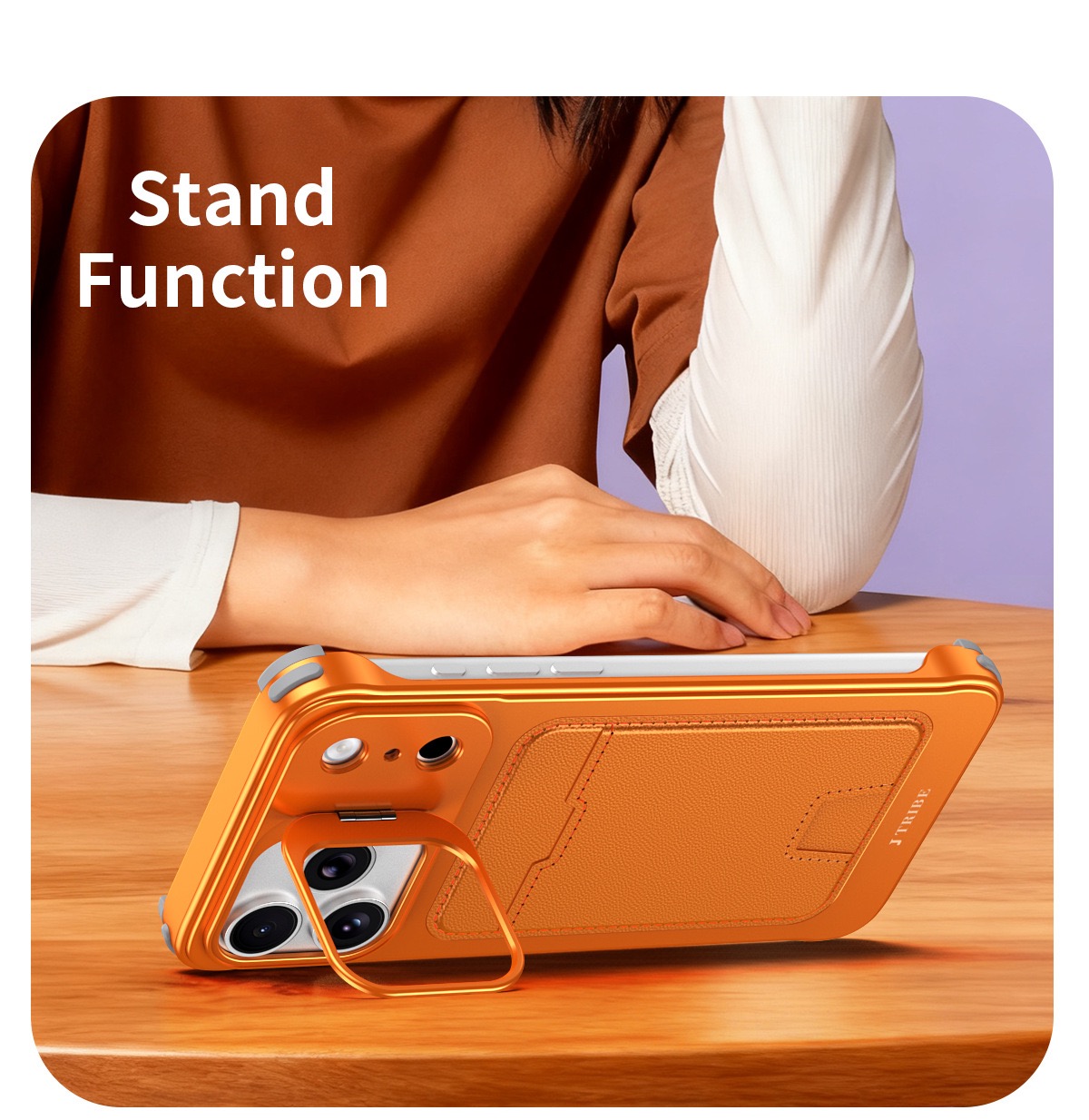 Card Holder Metal Frameless Lens Holder Phone Case