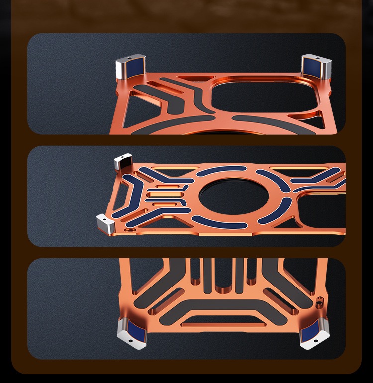 Aluminum Alloy Magnetic Frameless Phone Case