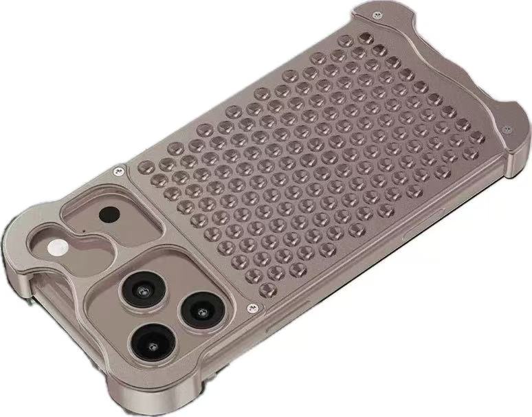 New Aluminum Alloy Honeycomb-Shaped Heat Dissipation phone case