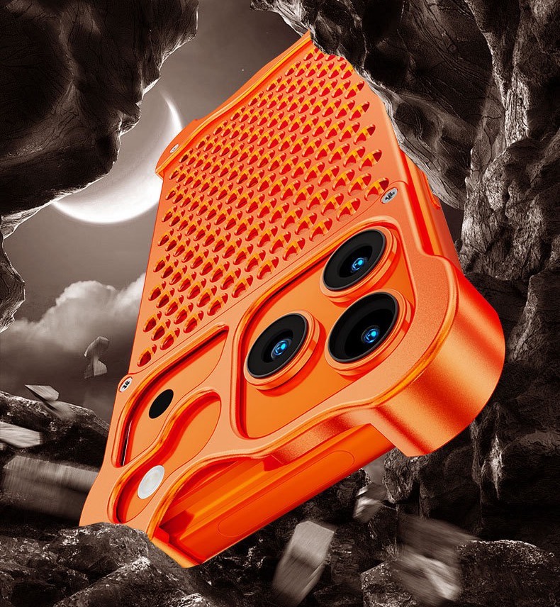 New Aluminum Alloy Honeycomb-Shaped Heat Dissipation phone case