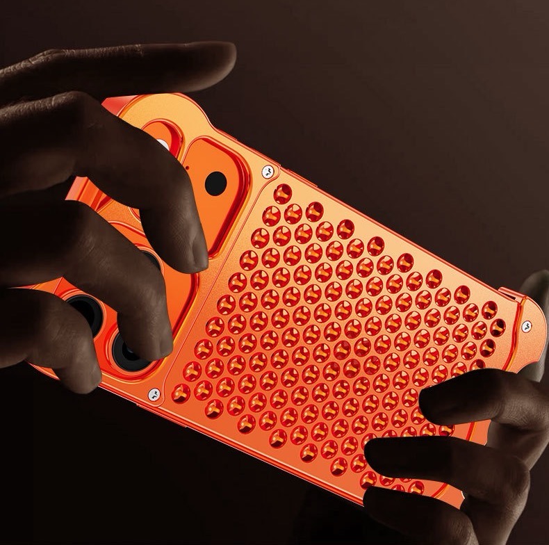 New Aluminum Alloy Honeycomb-Shaped Heat Dissipation phone case