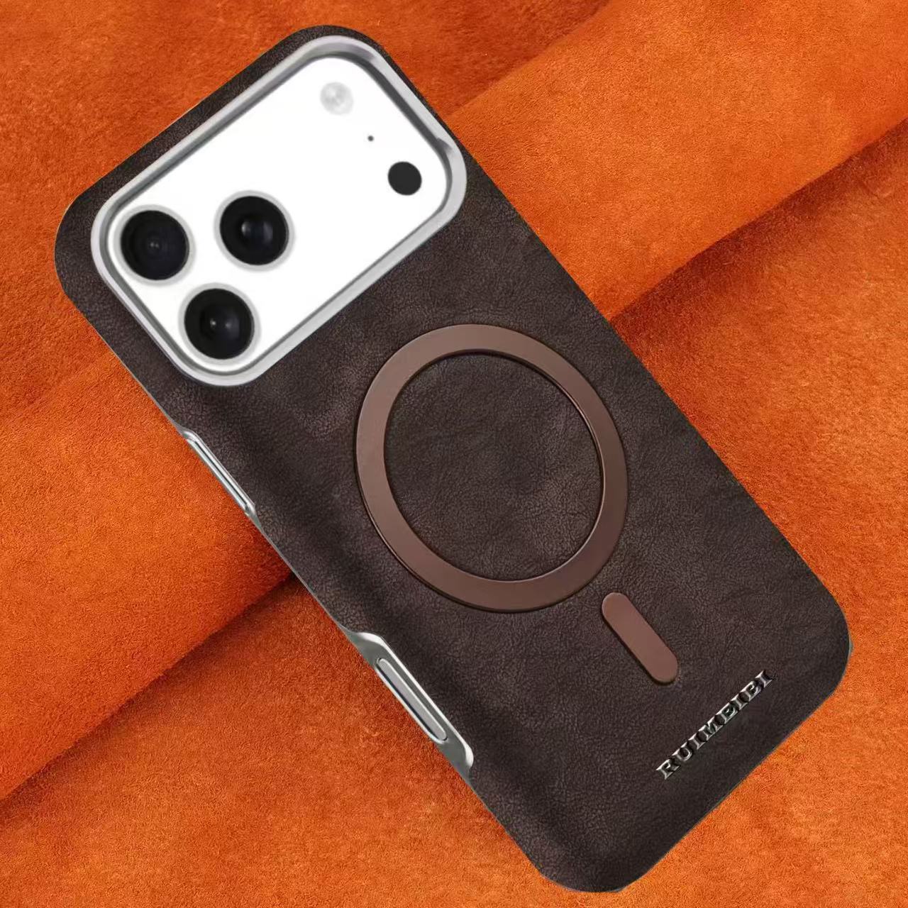 New Business Suede Magnetic Phone Case
