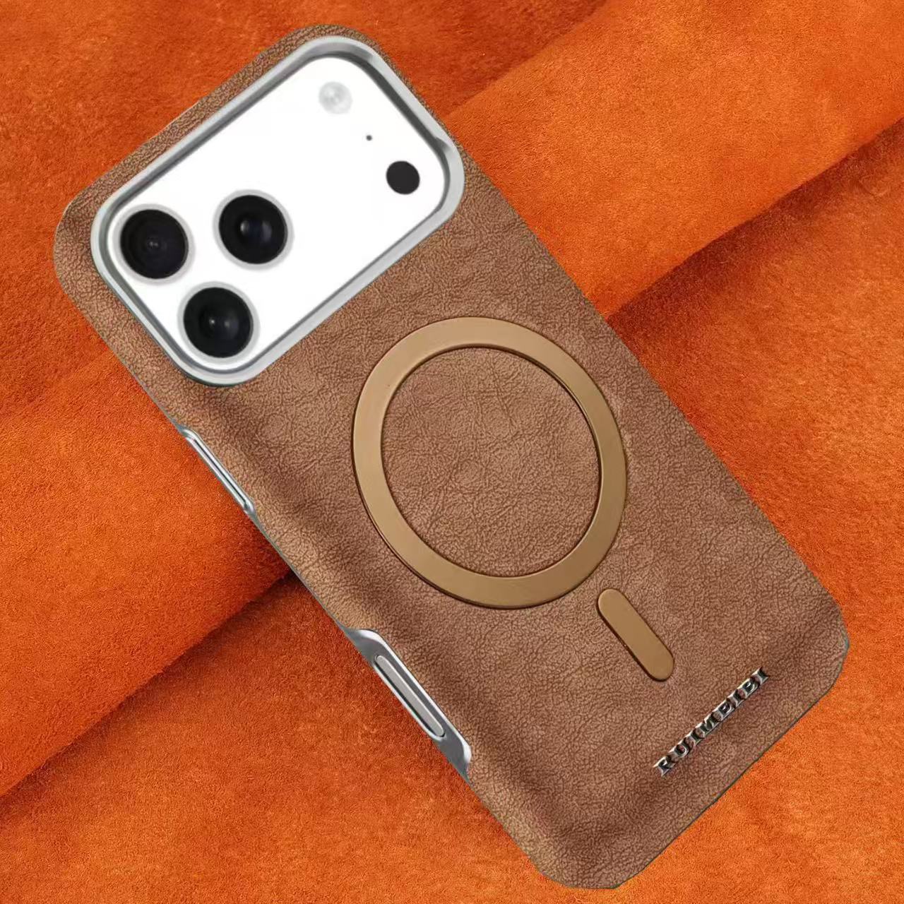 New Business Suede Magnetic Phone Case