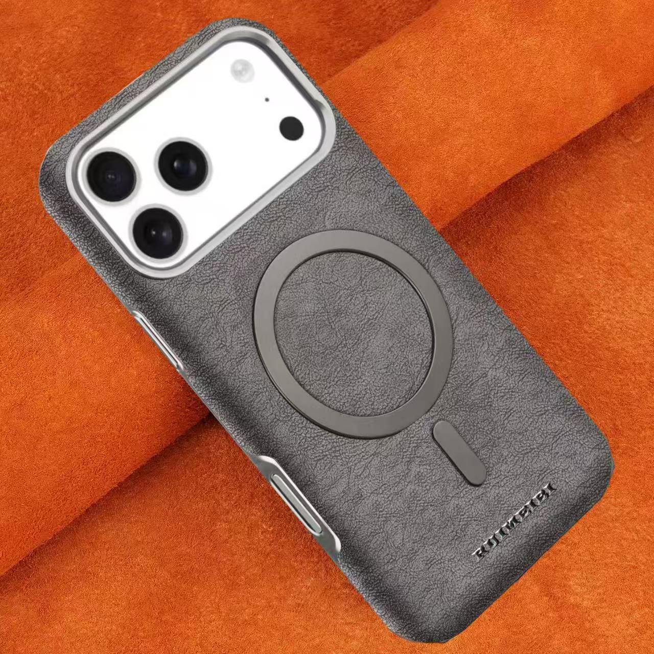 New Business Suede Magnetic Phone Case