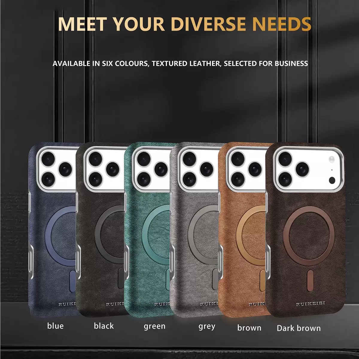 New Business Suede Magnetic Phone Case