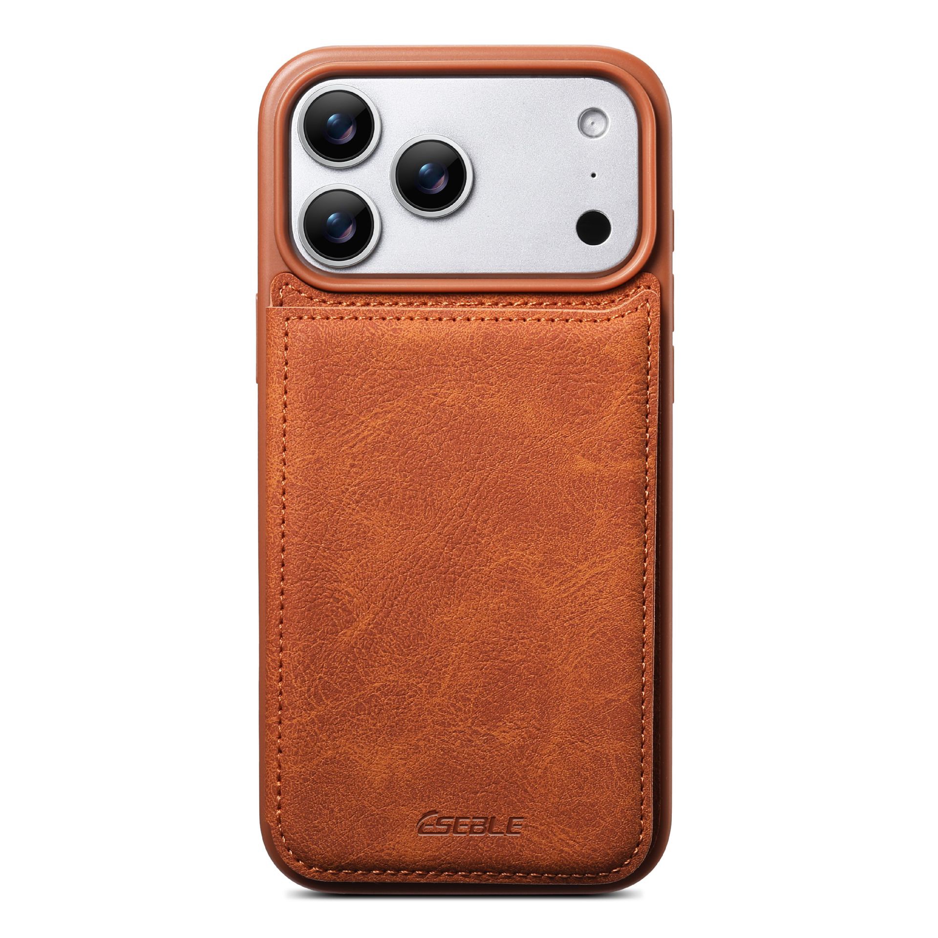Leather back cover SIM card slot phone case