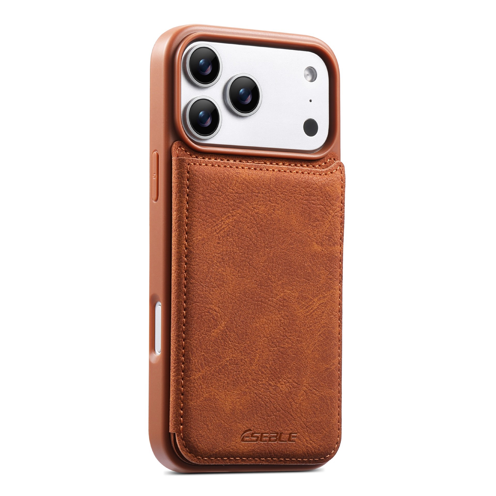 Leather back cover SIM card slot phone case