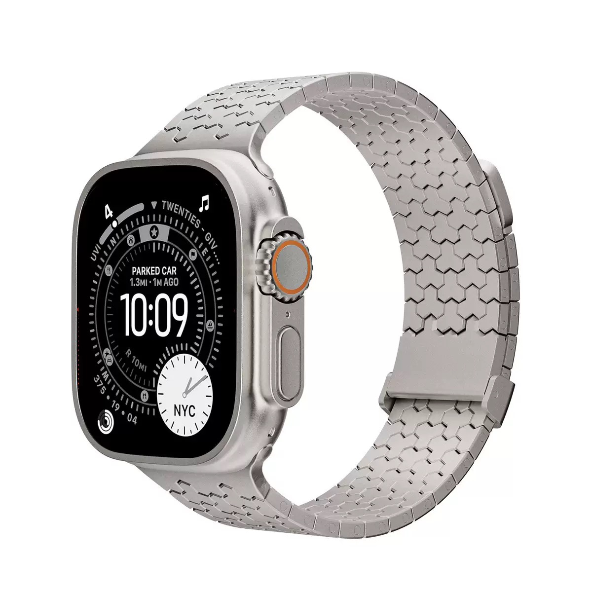 MGD Compatible with Apple Watch bands 42/46/38/40/41/44/45/49mm New Magnetic Stainless Steel for iWatch Series 11 10 9 8 7 6 5 4 SE/Ultra 3-MGD CASE