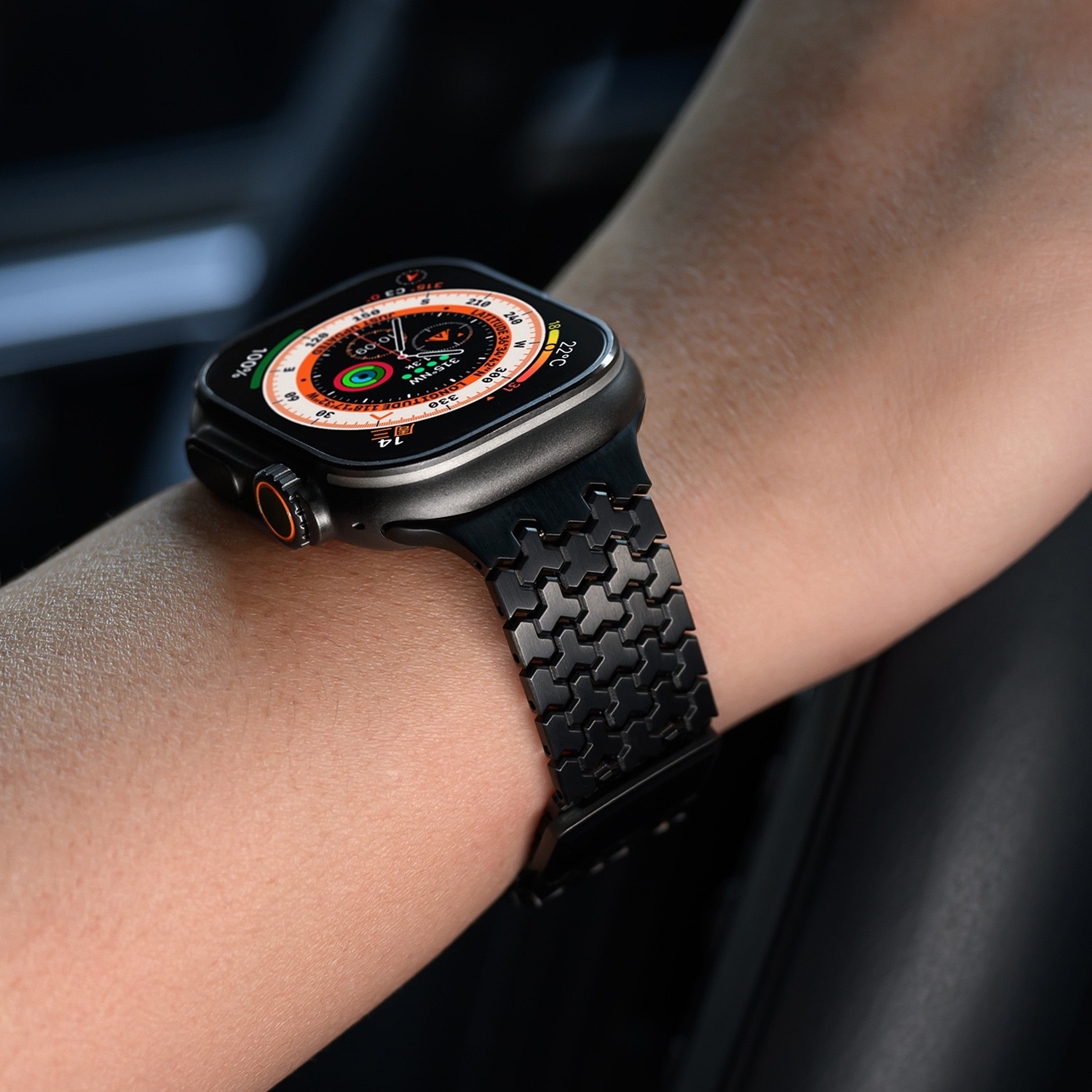 MGD Compatible with Apple Watch bands 42/46/38/40/41/44/45/49mm New Magnetic Stainless Steel for iWatch Series 11 10 9 8 7 6 5 4 SE/Ultra 3-MGD CASE