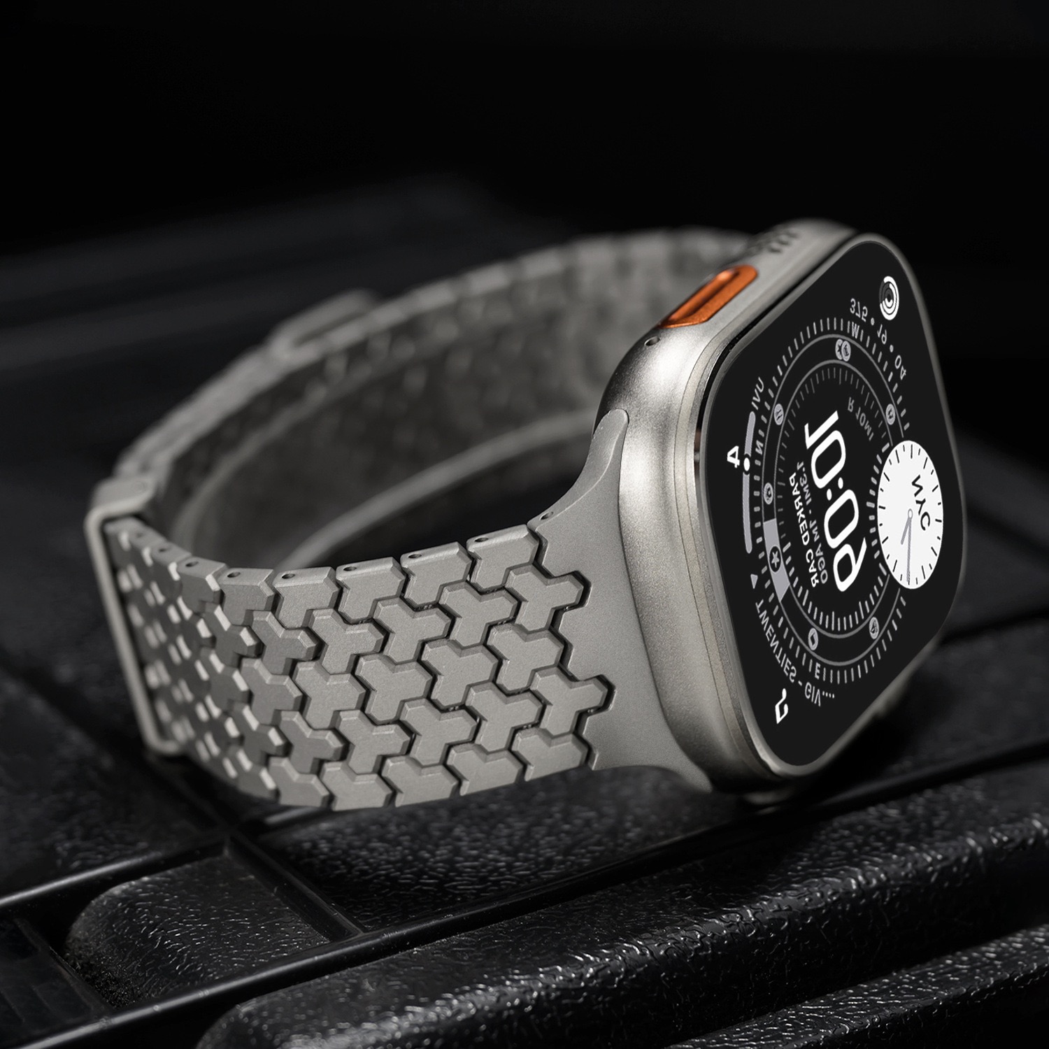 MGD Compatible with Apple Watch bands 42/46/38/40/41/44/45/49mm New Magnetic Stainless Steel for iWatch Series 11 10 9 8 7 6 5 4 SE/Ultra 3-MGD CASE