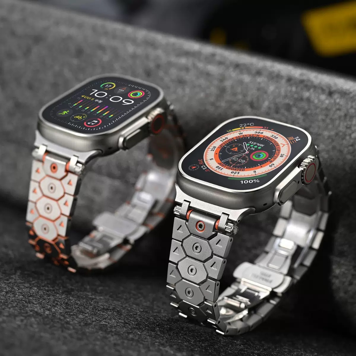 Titan MGD Compatible with Apple Watch bands 42/46/38/40/41/44/45/49mm New Magnetic Stainless Steel for iWatch Series 11 10 9 8 7 6 5 4 SE/Ultra 3-MGD CASE