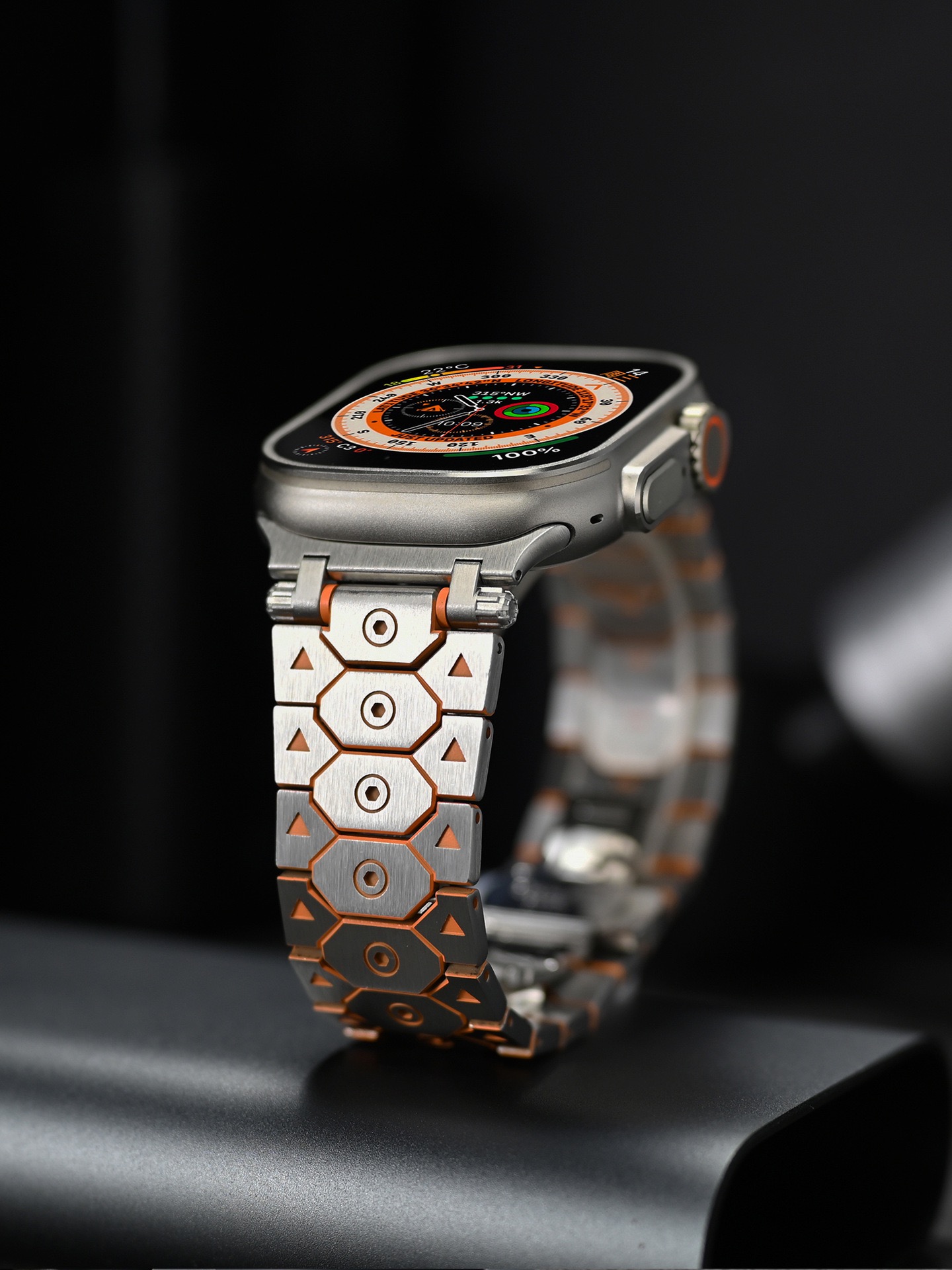 Titan MGD Compatible with Apple Watch bands 42/46/38/40/41/44/45/49mm New Magnetic Stainless Steel for iWatch Series 11 10 9 8 7 6 5 4 SE/Ultra 3-MGD CASE