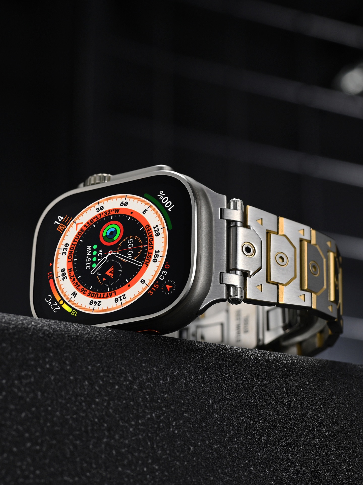 Titan MGD Compatible with Apple Watch bands 42/46/38/40/41/44/45/49mm New Magnetic Stainless Steel for iWatch Series 11 10 9 8 7 6 5 4 SE/Ultra 3-MGD CASE