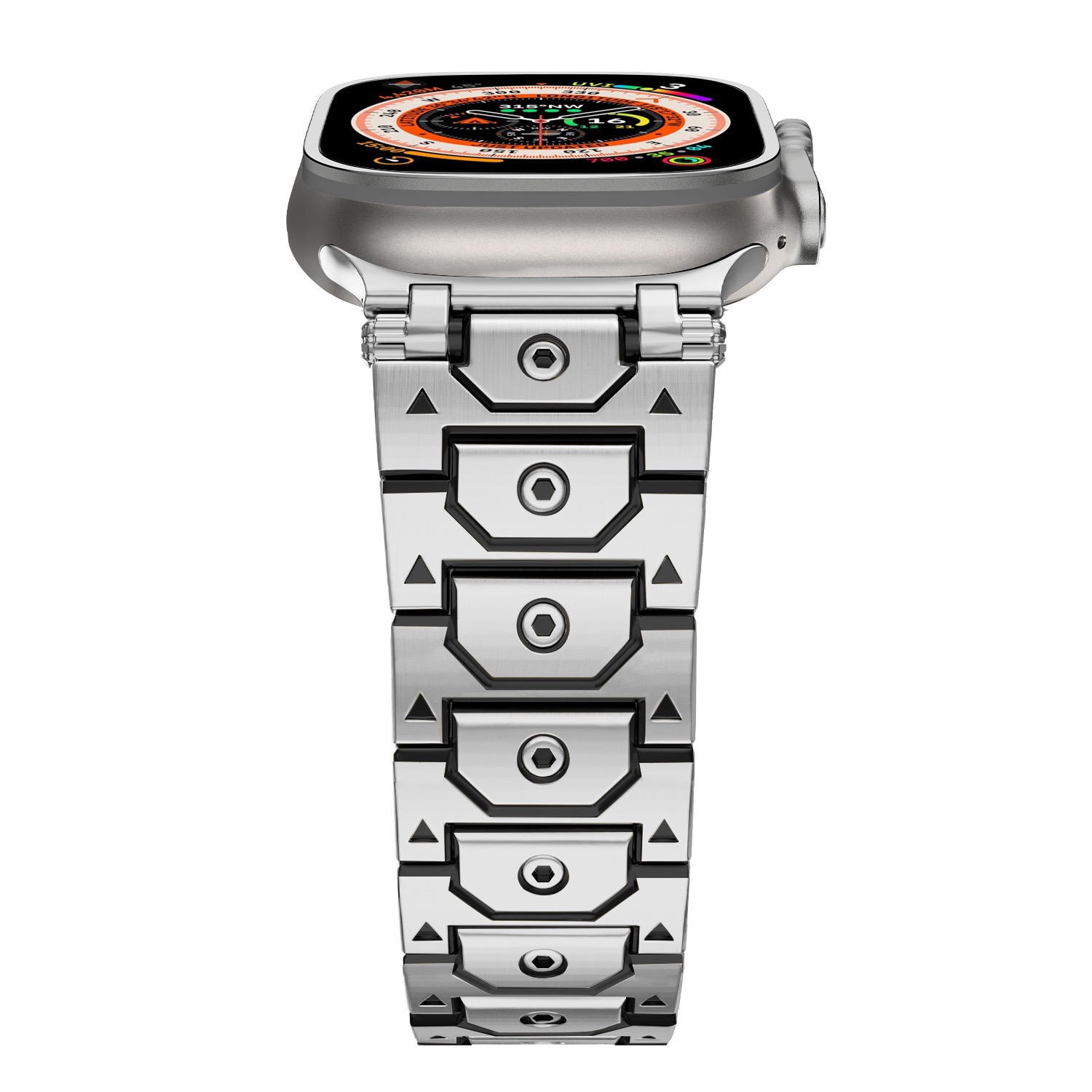 Titan MGD Compatible with Apple Watch bands 42/46/38/40/41/44/45/49mm New Magnetic Stainless Steel for iWatch Series 11 10 9 8 7 6 5 4 SE/Ultra 3-MGD CASE