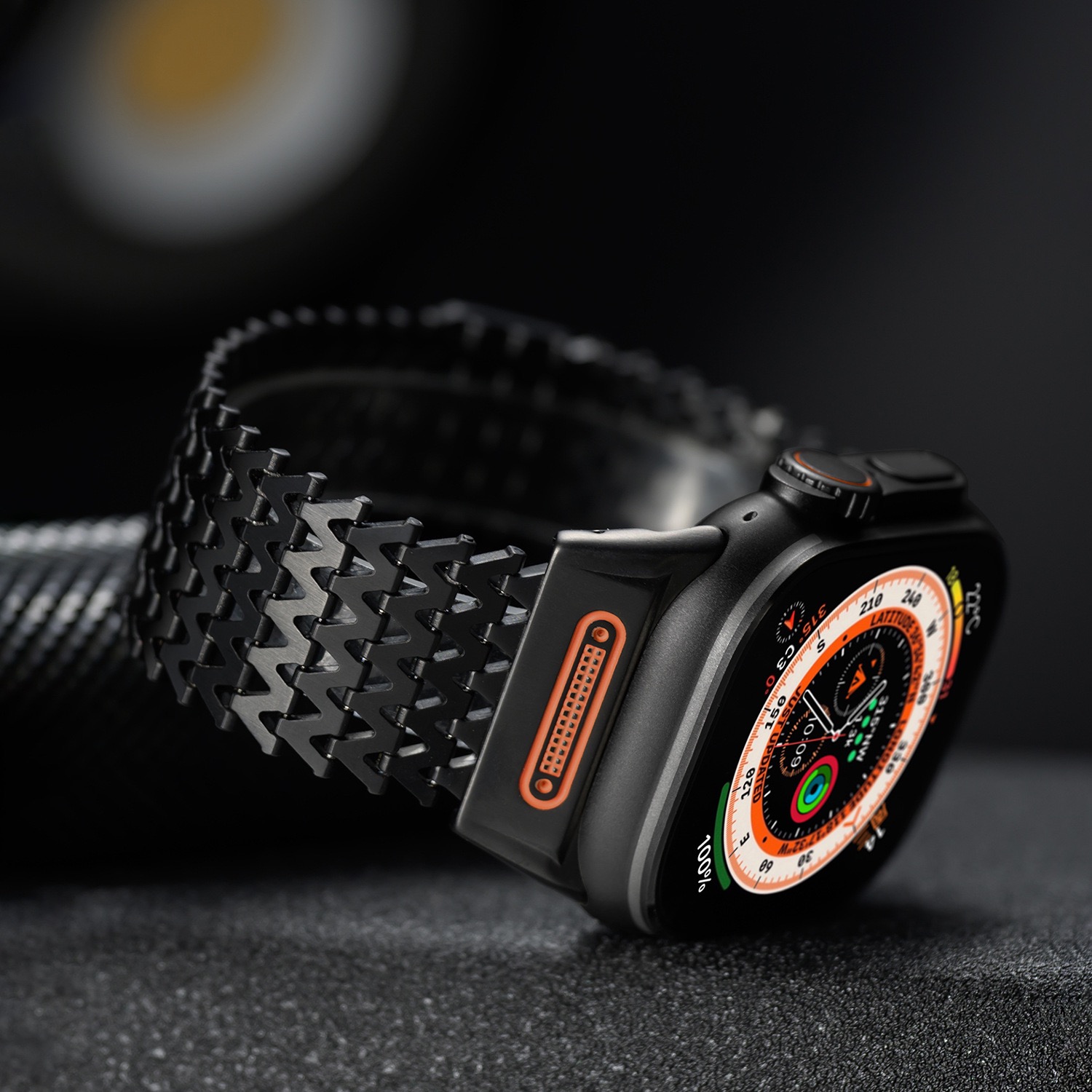 Dragon W-shaped MGD Compatible with Apple Watch bands 44/45/46/49mm New Magnetic Stainless Steel for iWatch Series 11 10 9 8 7 6 5 4 SE/Ultra 3-MGD CASE