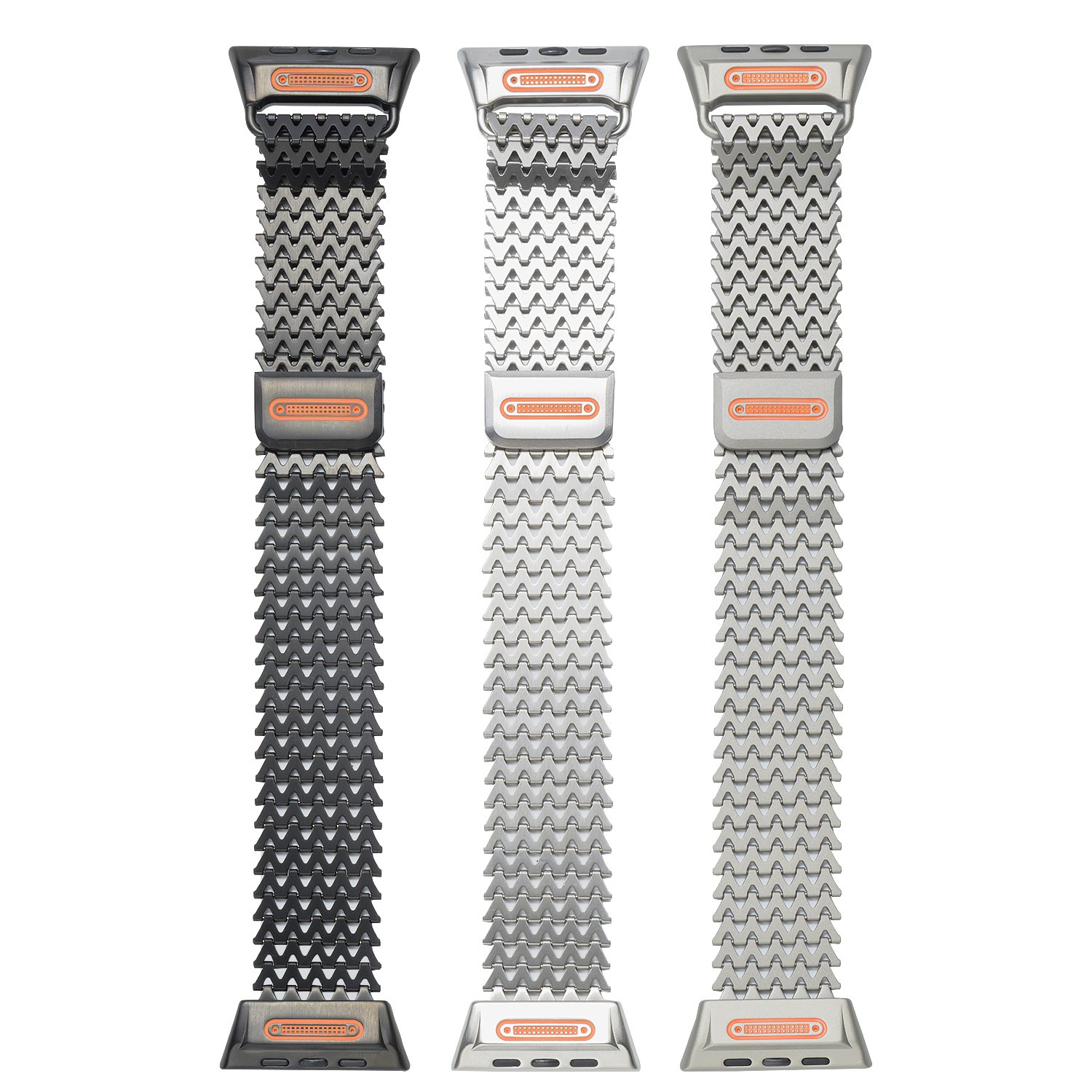 Dragon W-shaped MGD Compatible with Apple Watch bands 44/45/46/49mm New Magnetic Stainless Steel for iWatch Series 11 10 9 8 7 6 5 4 SE/Ultra 3-MGD CASE