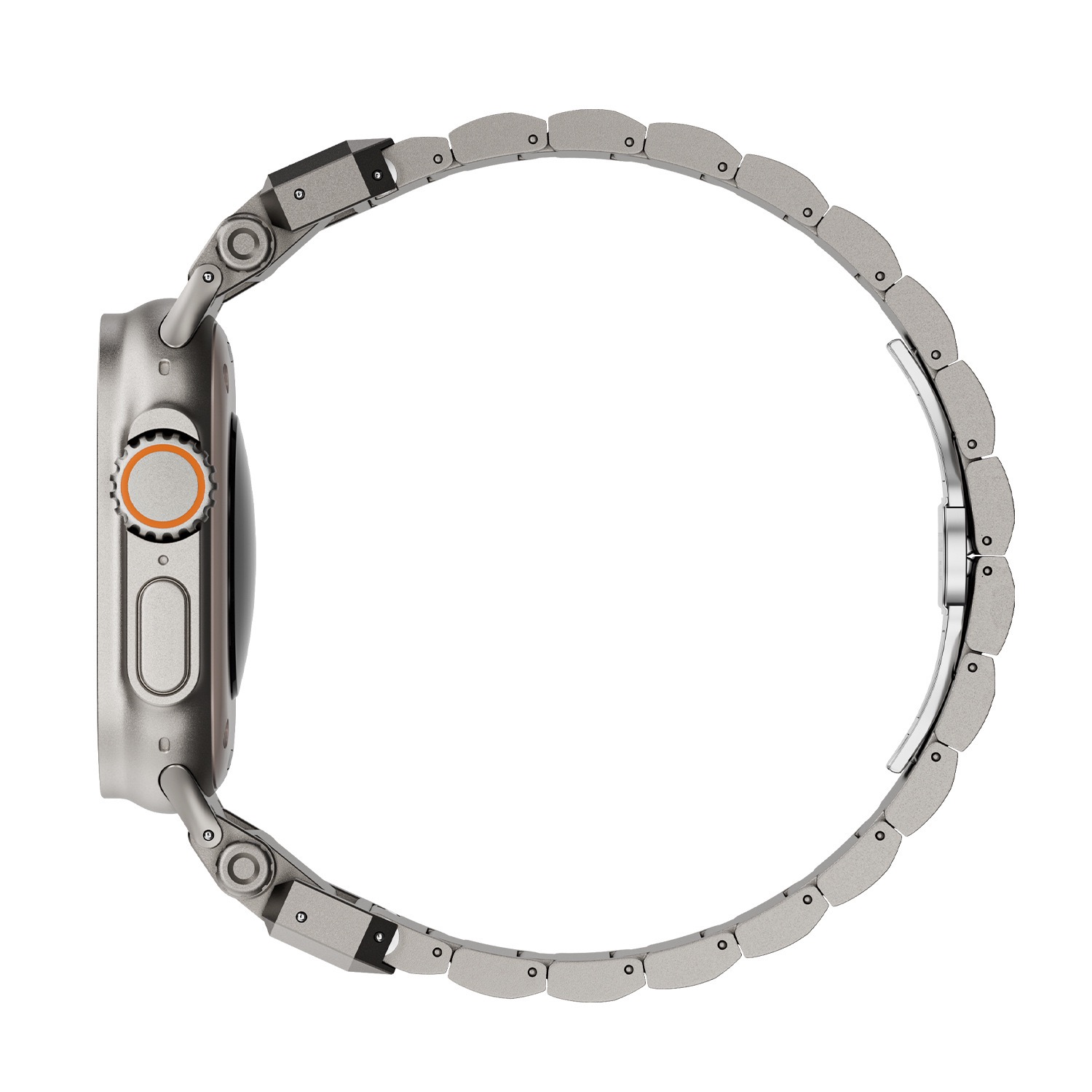 Titanium Hammered Pattern MGD Compatible with Apple Watch bands 42/46/38/40/41/44/45/49mm New Magnetic Stainless Steel for iWatch Series 11 10 9 8 7 6 5 4 SE/Ultra 3-MGD CASE