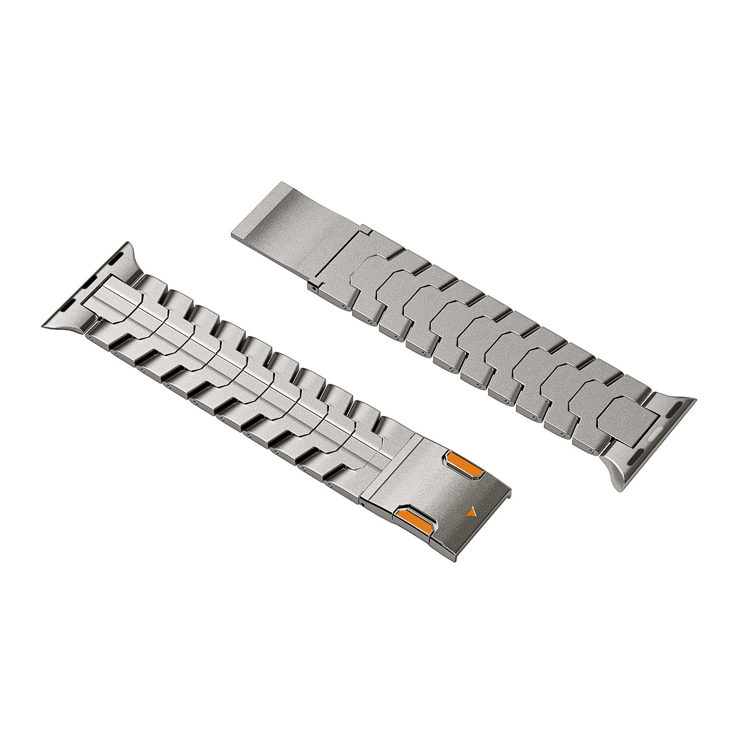 MGD Compatible with Apple Watch bands 42/46/44/45/49mm New Magnetic Ultra Pure Titanium iWatch Band, S9 Titanium Alloy-MGD CASE