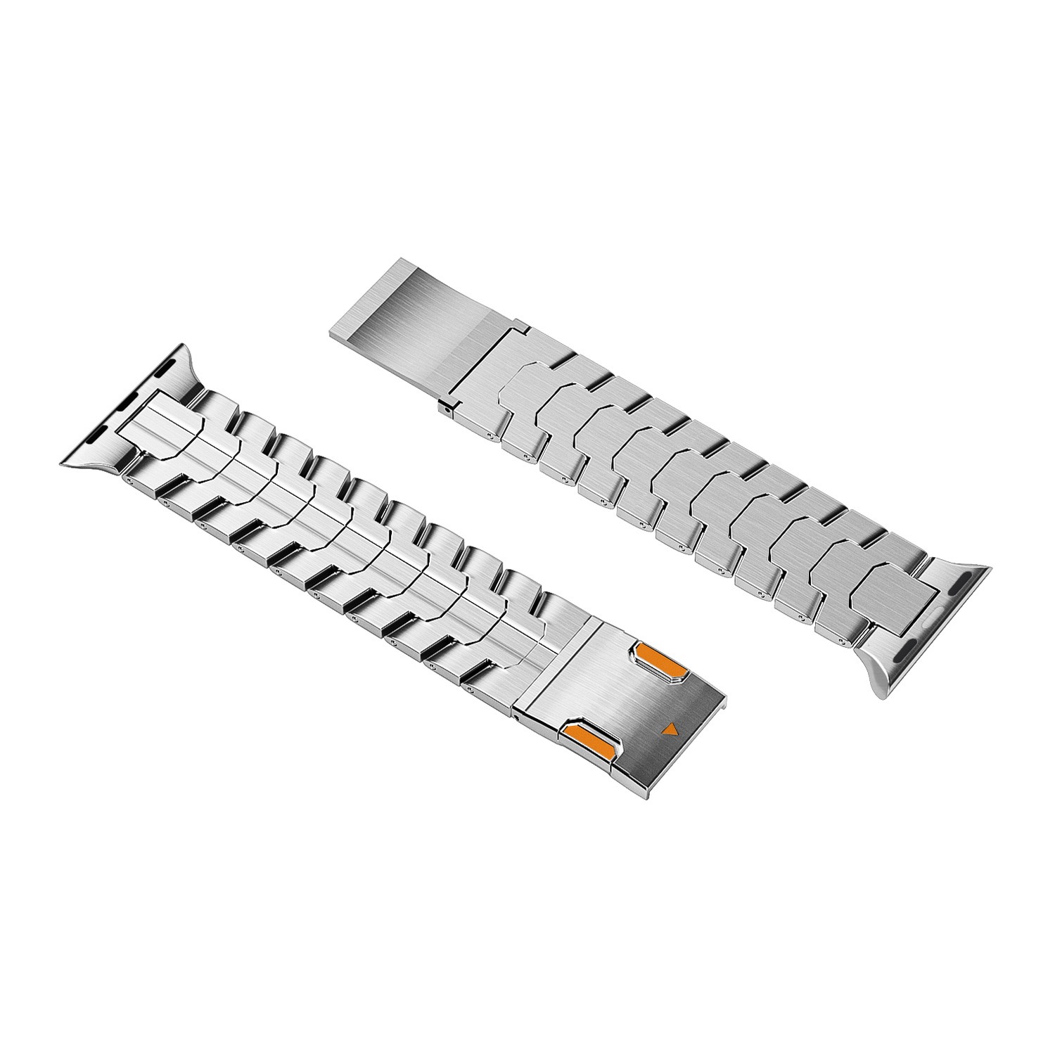 MGD Compatible with Apple Watch bands 42/46/44/45/49mm New Magnetic Ultra Pure Titanium iWatch Band, S9 Titanium Alloy-MGD CASE