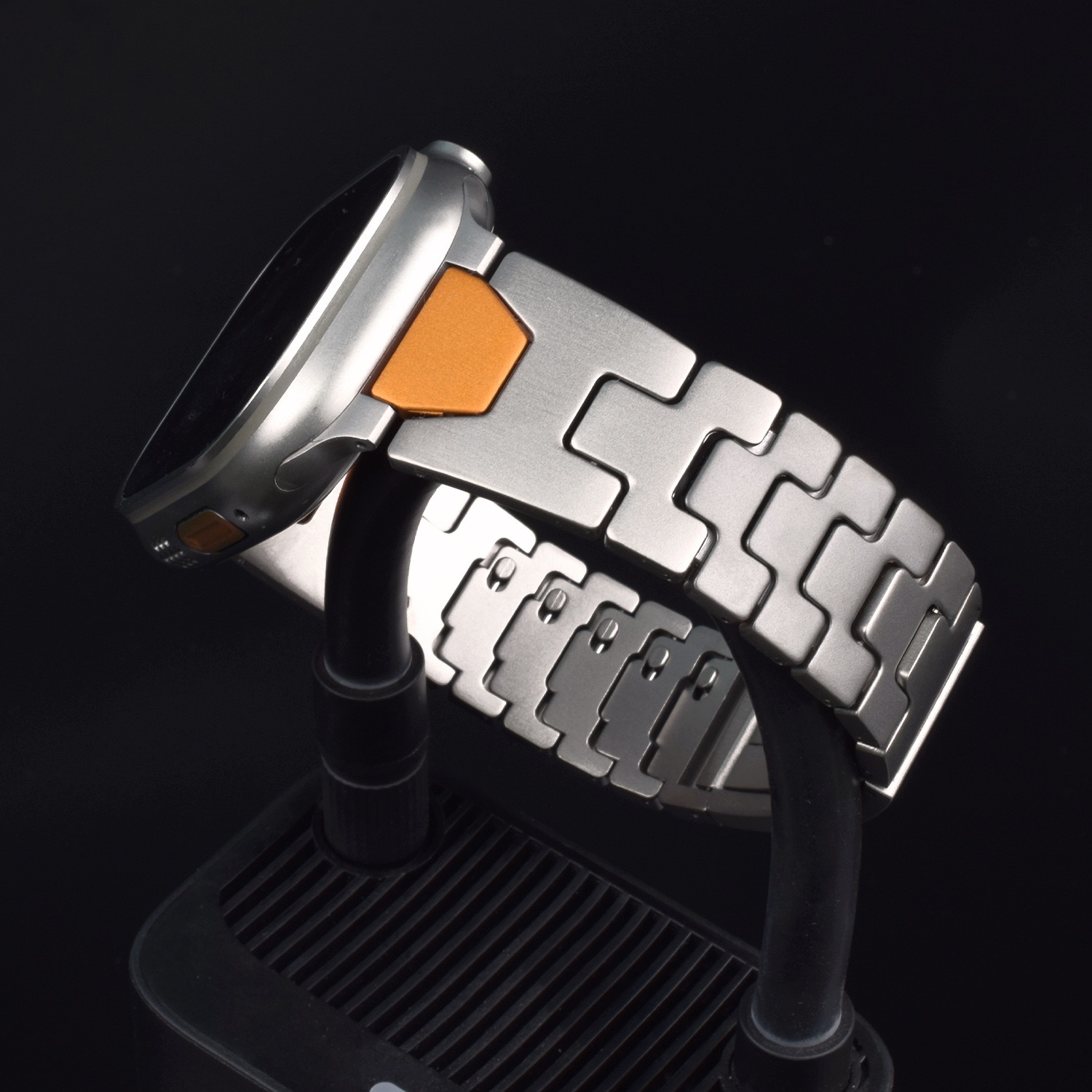 MGD H-shaped Compatible with Apple Watch bands 42/46/44/45/49mm New Magnetic Stainless Steel for iWatch Series 11 10 9 8 7 6 5 4 SE/Ultra 3-MGD CASE