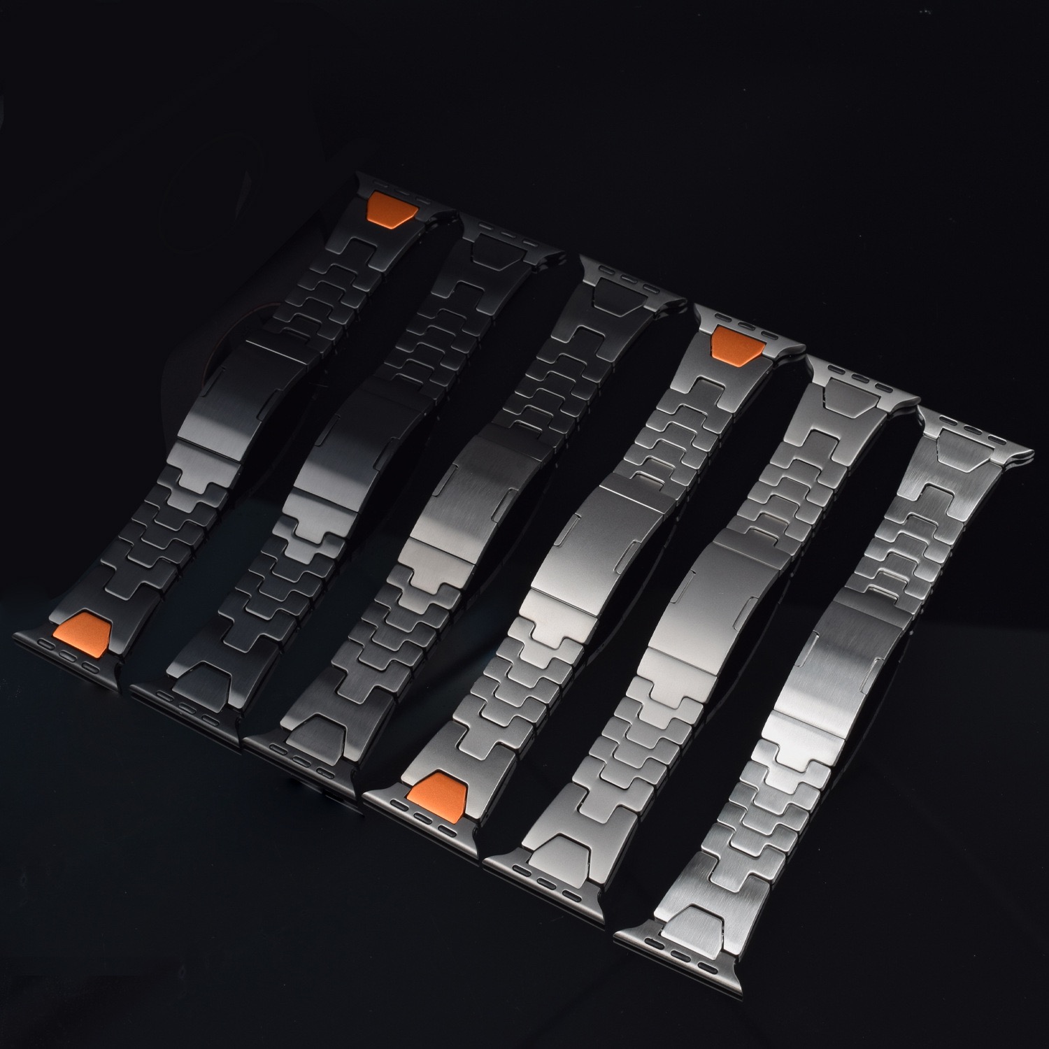 MGD H-shaped Compatible with Apple Watch bands 42/46/44/45/49mm New Magnetic Stainless Steel for iWatch Series 11 10 9 8 7 6 5 4 SE/Ultra 3-MGD CASE