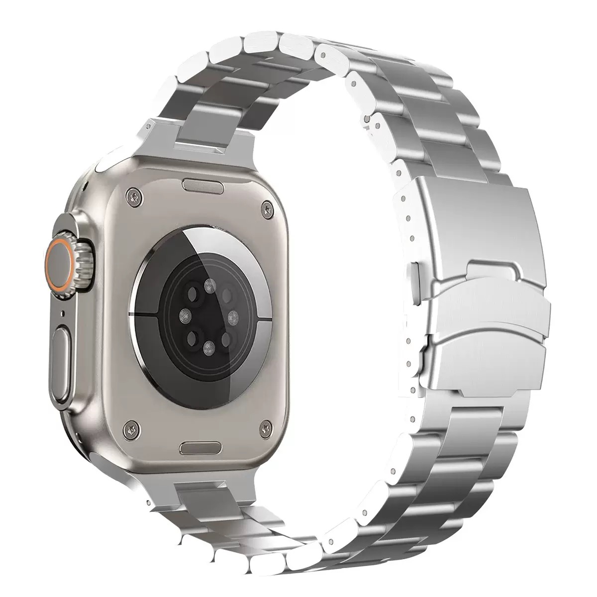 New Ultra Pure Titanium Three-link Titanium Alloy MGD Compatible with Apple Watch bands 42/46/38/40/41/44/45/49mm for iWatch Series 11 10 9 8 7 6 5 4 SE/Ultra 3-MGD CASE