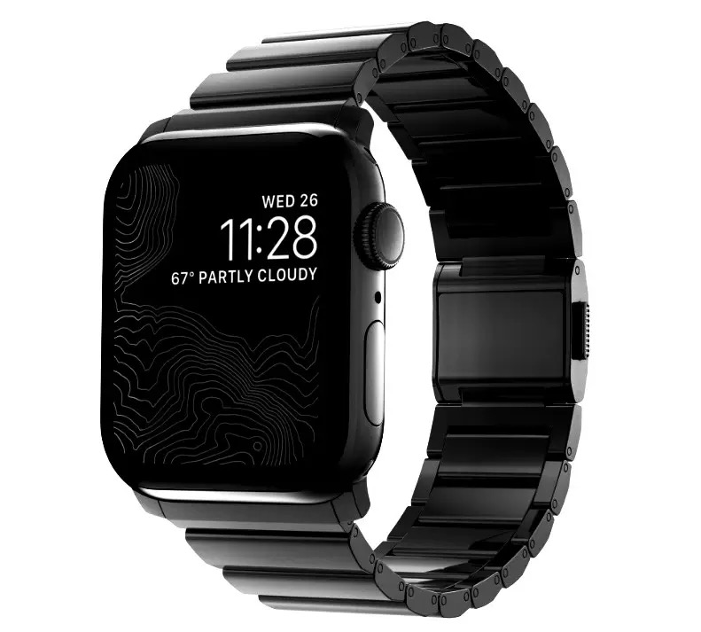 Norman MGD Compatible with Apple Watch bands 42/46/44/45/49mm New Magnetic Ultra Pure Titanium iWatch Band Titanium Alloy-MGD CASE