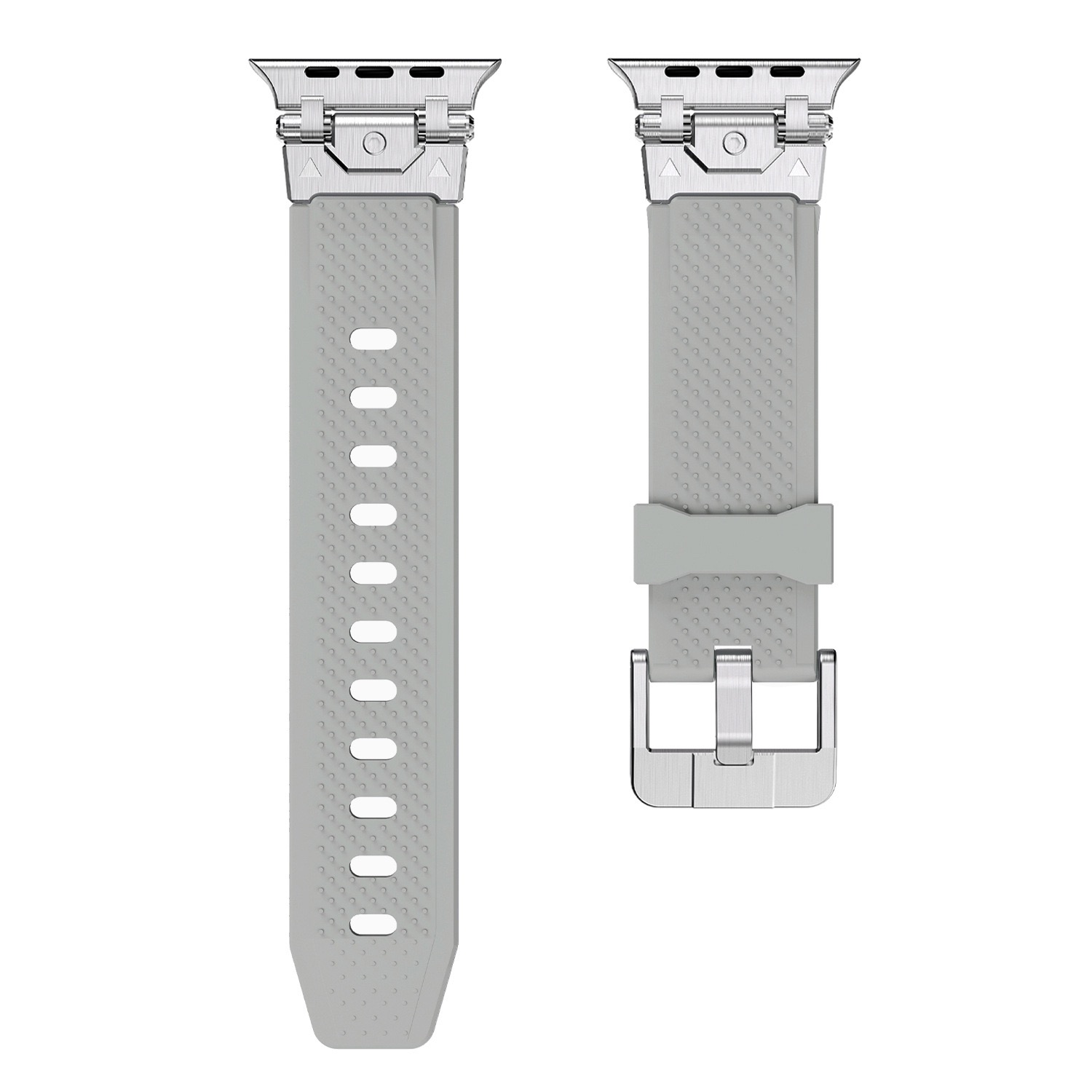 MGD Suitable for Apple Watch outdoor sports watch band made of Metal Stainless Steel Bayer TPU Material 42/46/40/41/44/45/49mm for iWatch Series 11 10 9 8 7 6 5 4 SE/Ultra 3-MGD CASE