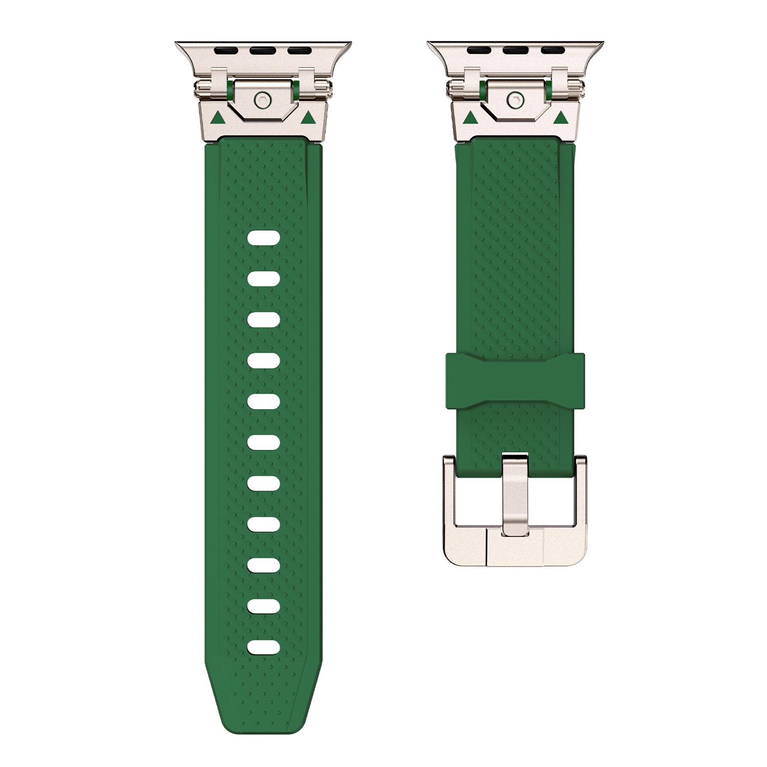 MGD Suitable for Apple Watch outdoor sports watch band made of Metal Stainless Steel Bayer TPU Material 42/46/40/41/44/45/49mm for iWatch Series 11 10 9 8 7 6 5 4 SE/Ultra 3-MGD CASE