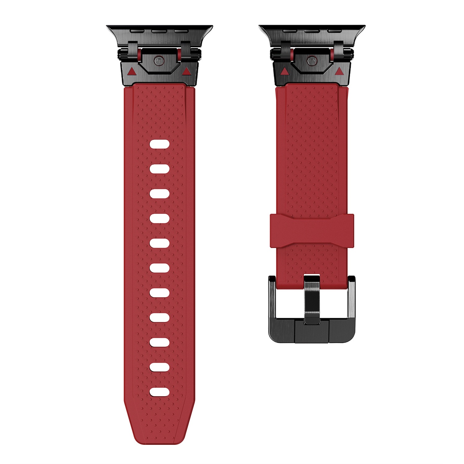 MGD Suitable for Apple Watch outdoor sports watch band made of Metal Stainless Steel Bayer TPU Material 42/46/40/41/44/45/49mm for iWatch Series 11 10 9 8 7 6 5 4 SE/Ultra 3-MGD CASE