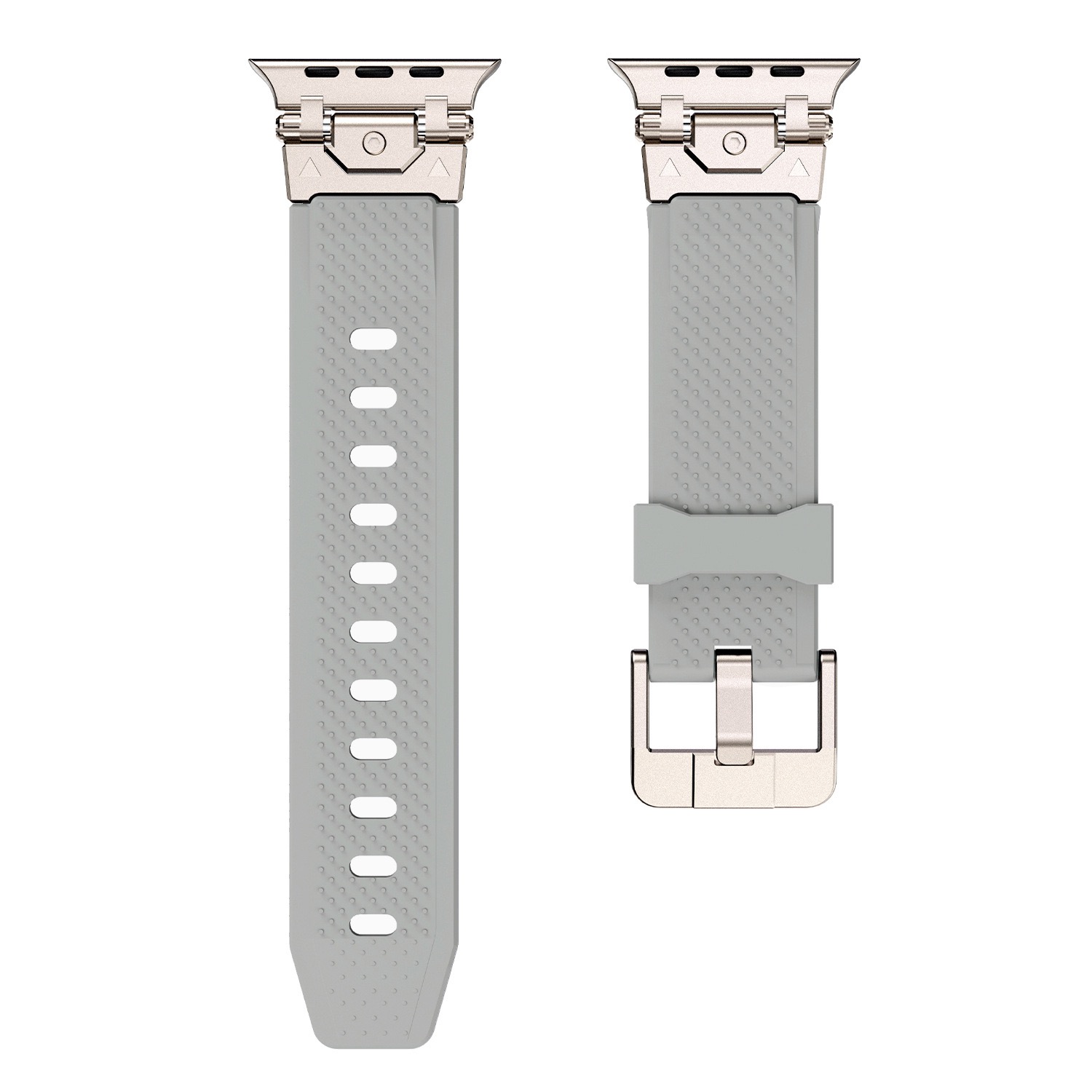MGD Suitable for Apple Watch outdoor sports watch band made of Metal Stainless Steel Bayer TPU Material 42/46/40/41/44/45/49mm for iWatch Series 11 10 9 8 7 6 5 4 SE/Ultra 3-MGD CASE