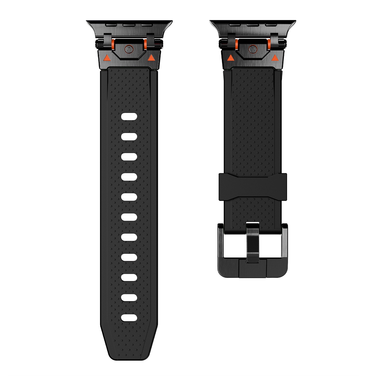 MGD Suitable for Apple Watch outdoor sports watch band made of Metal Stainless Steel Bayer TPU Material 42/46/40/41/44/45/49mm for iWatch Series 11 10 9 8 7 6 5 4 SE/Ultra 3-MGD CASE