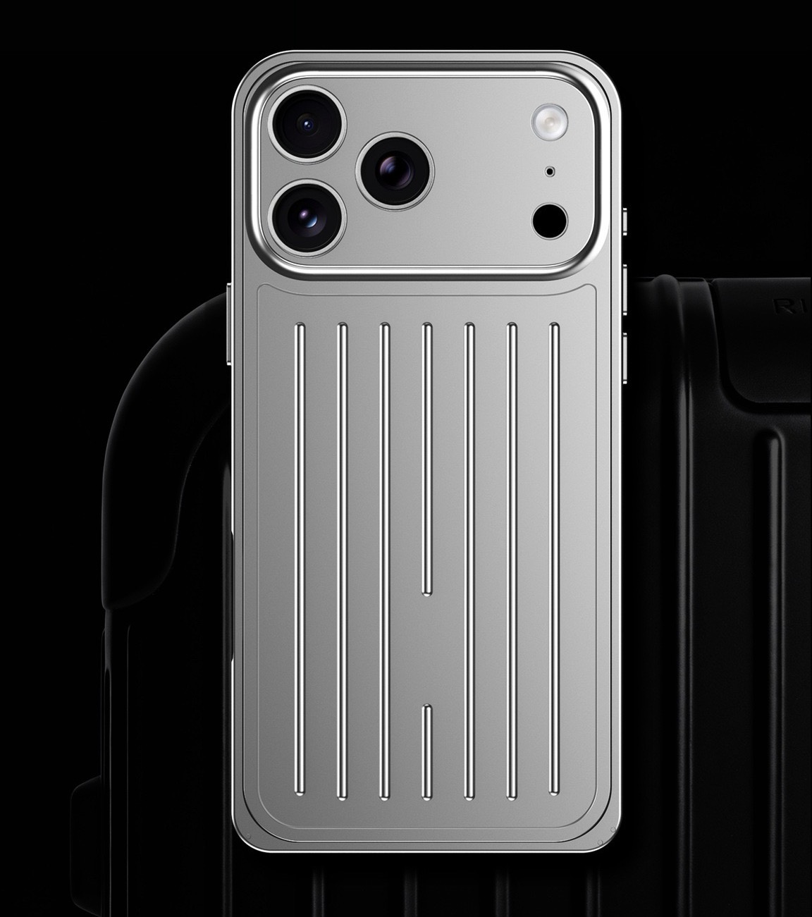 Unique suitcase-shaped all-alloy cast magnetic phone case