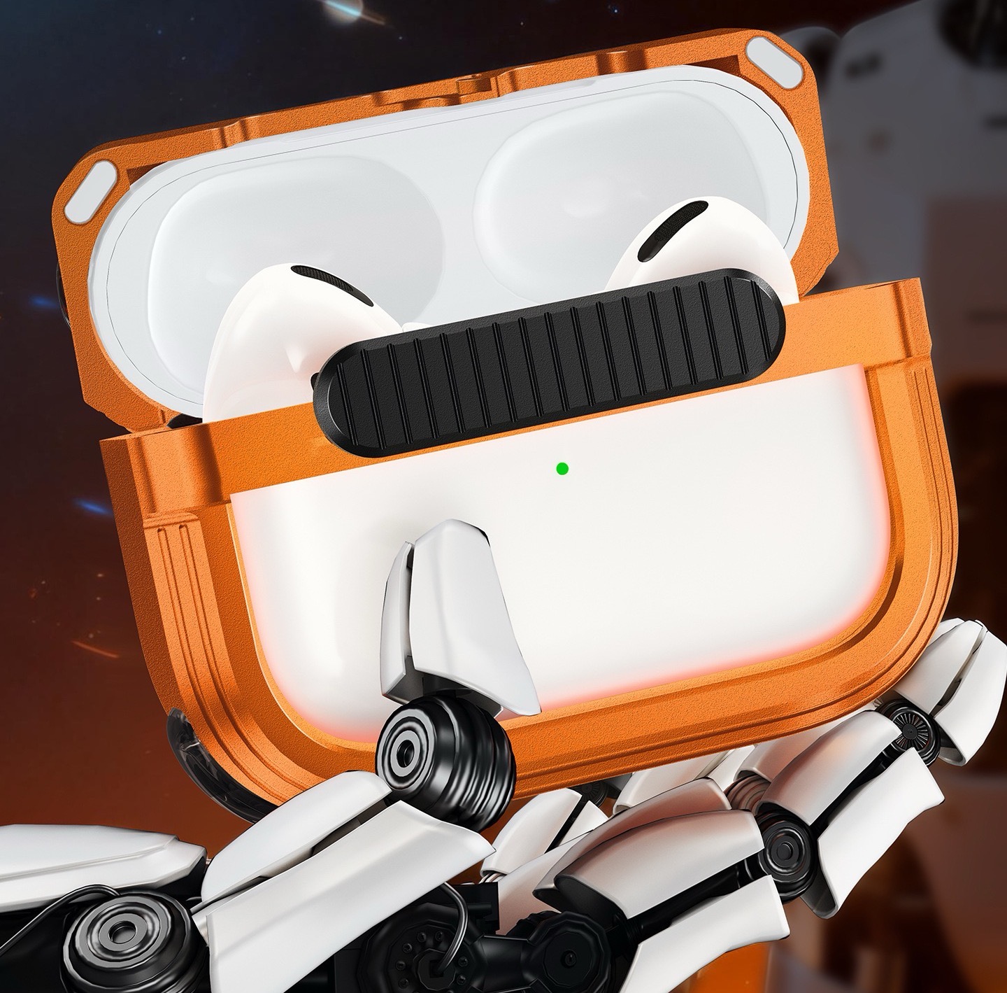 Compatible Apple Earphone Metal Magnetic Earphone Case